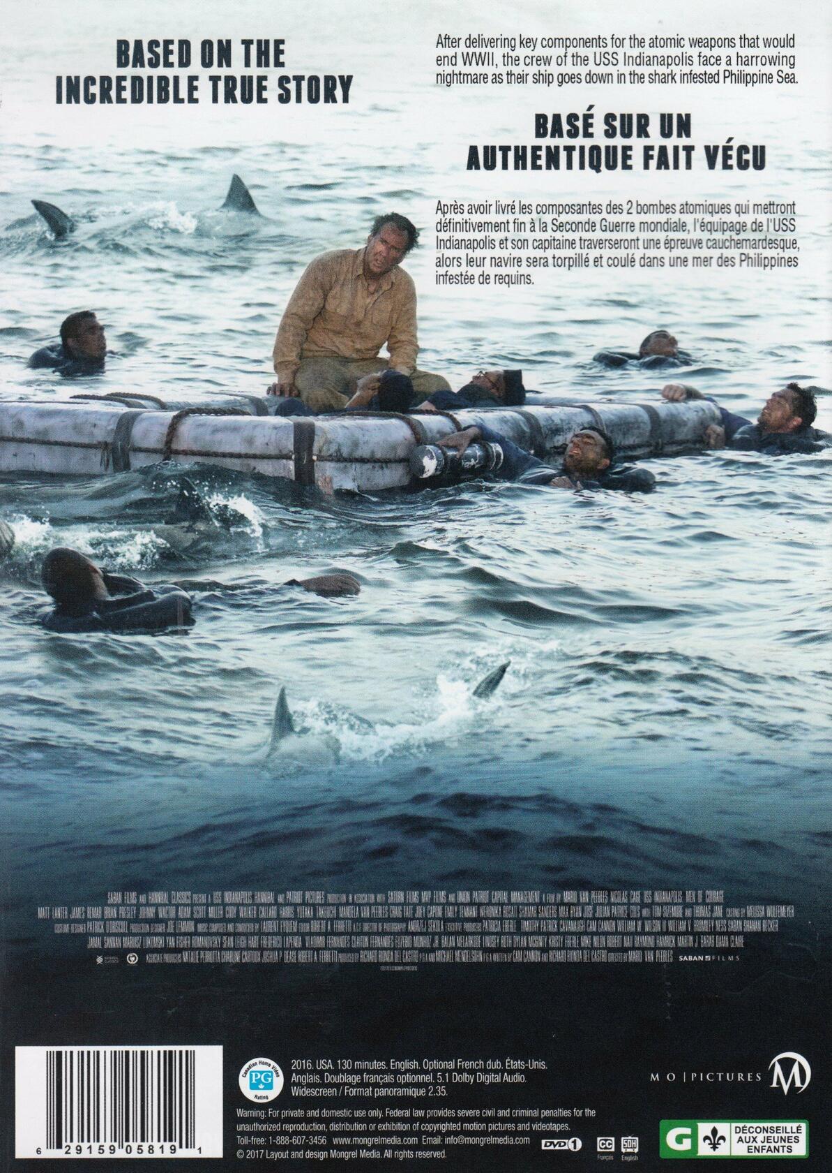 Uss Indianapolis (DVD) Regie on Litho [DVD] - Very Good