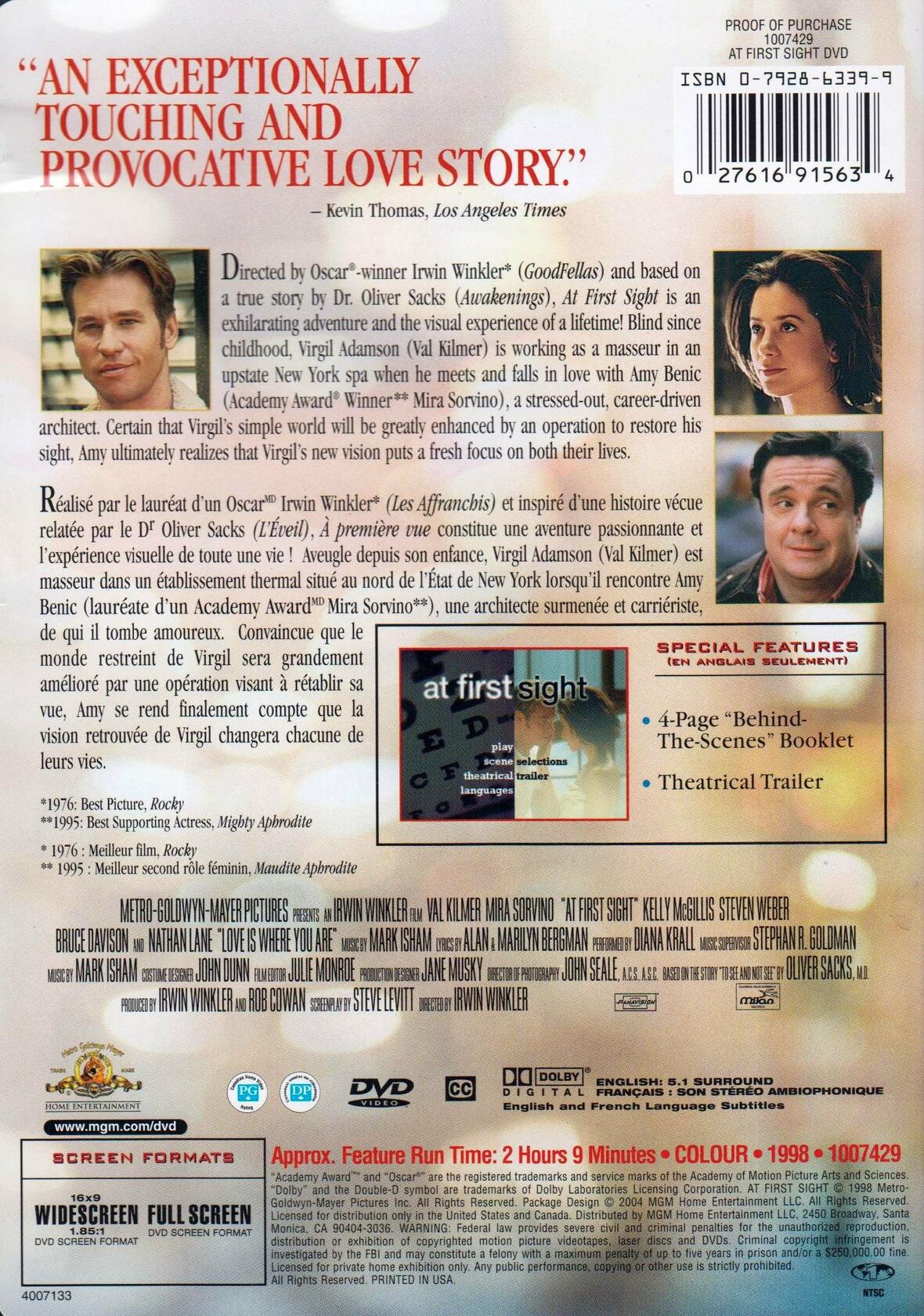 At First Sight (A première vue) - Very Good