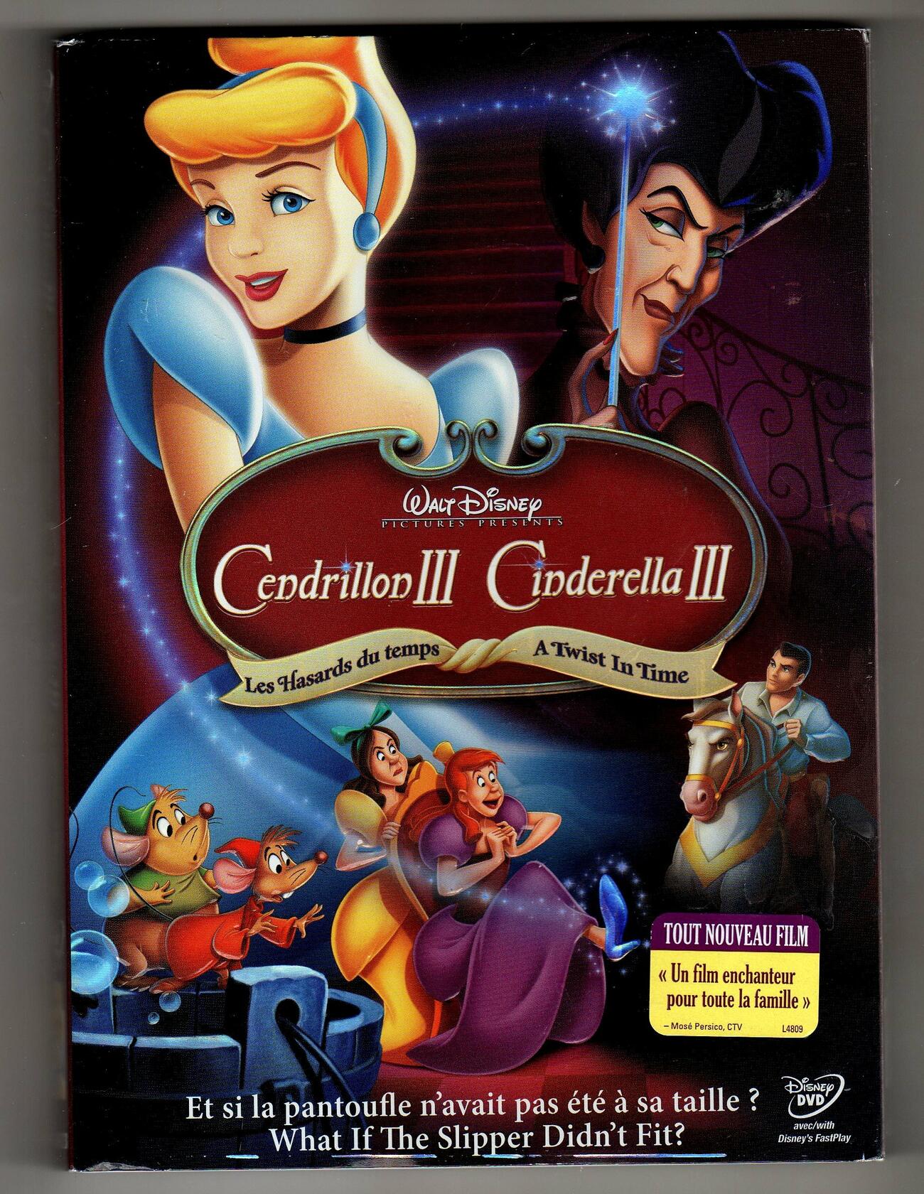 Cinderella III: A Twist in Time / Les hasards du temps (Version française) (Bilingual) - Very Good