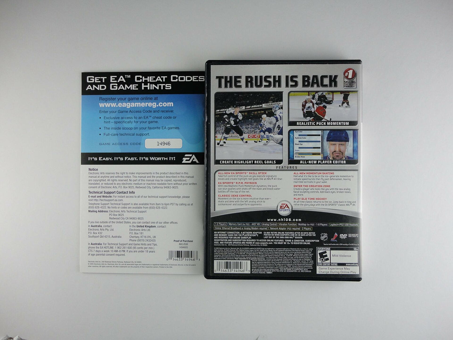 NHL 2006 - PlayStation 2 [video game] - Very Good