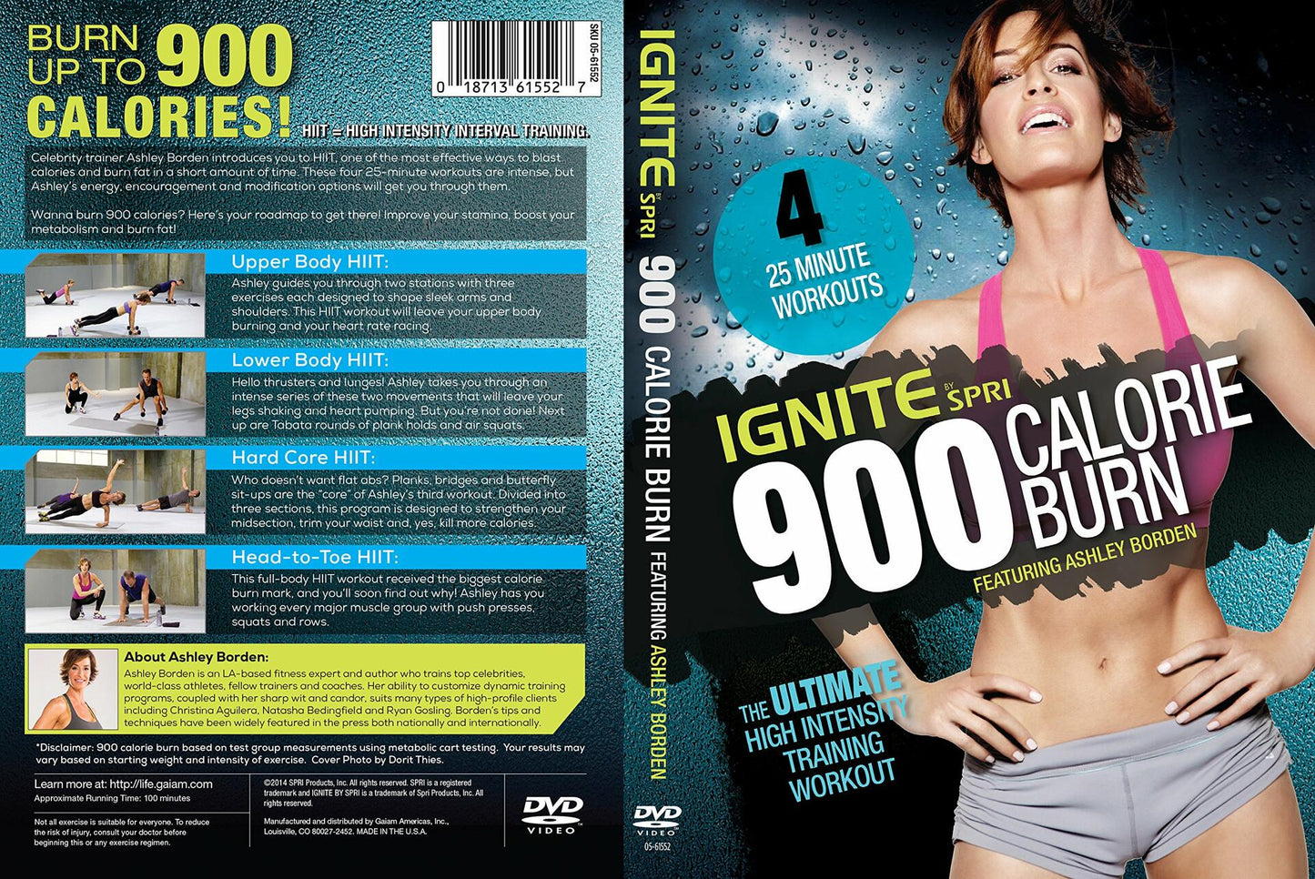 IGNITE BY SPRI 900 CALORIE BURN FEAT. ASHLEY BORDEN [DVD]