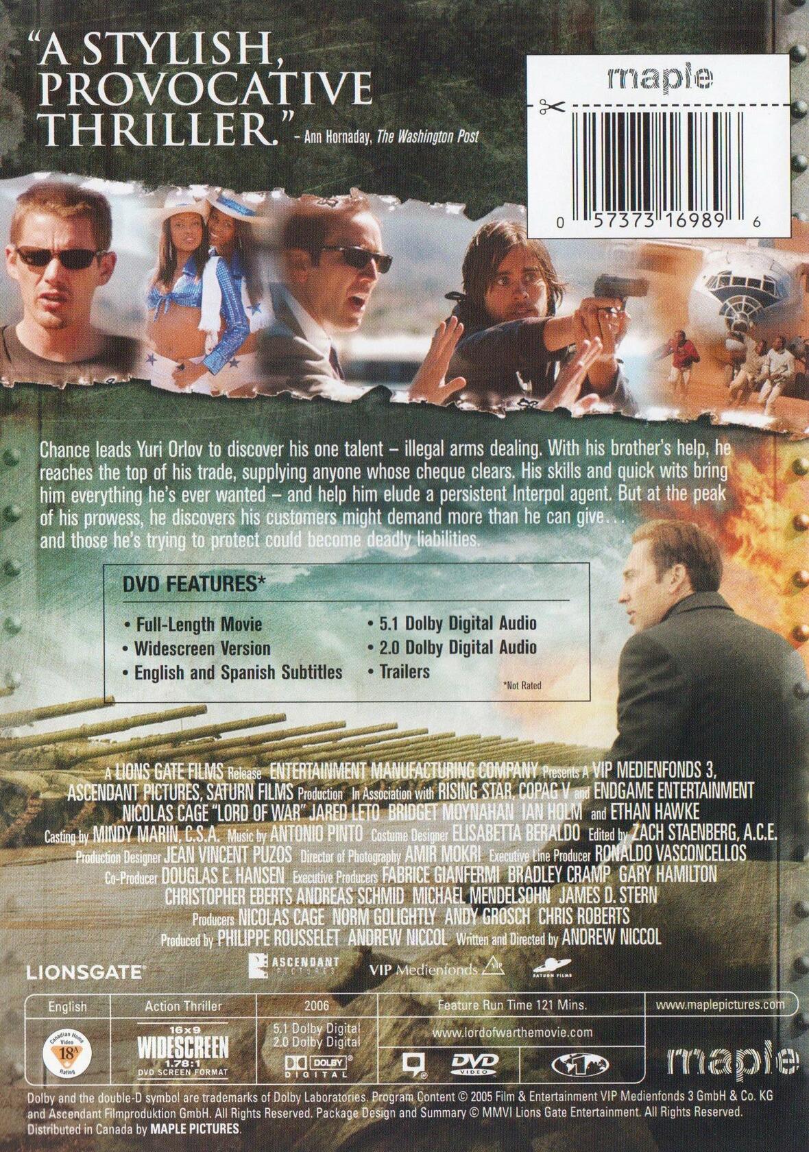 Lord of War [DVD]