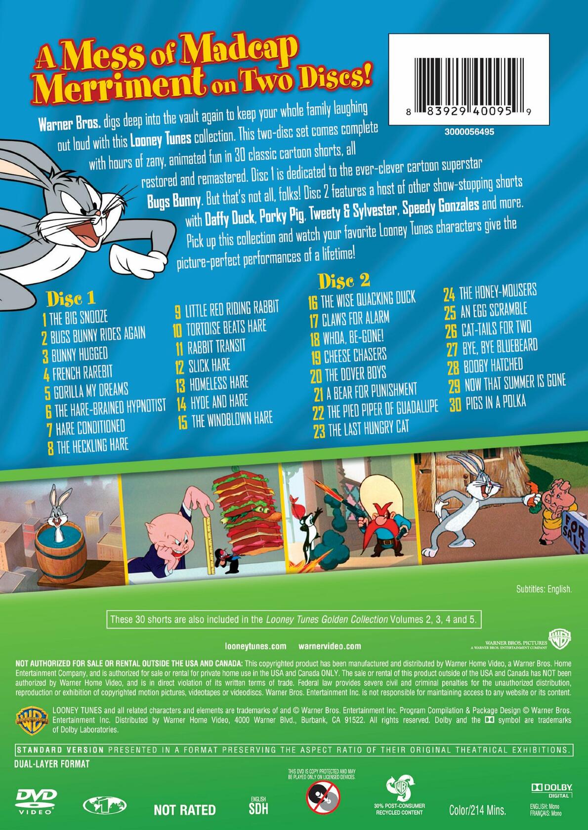 Looney Tunes Spotlight Collection Volume 8 [Import] [DVD] - Very Good