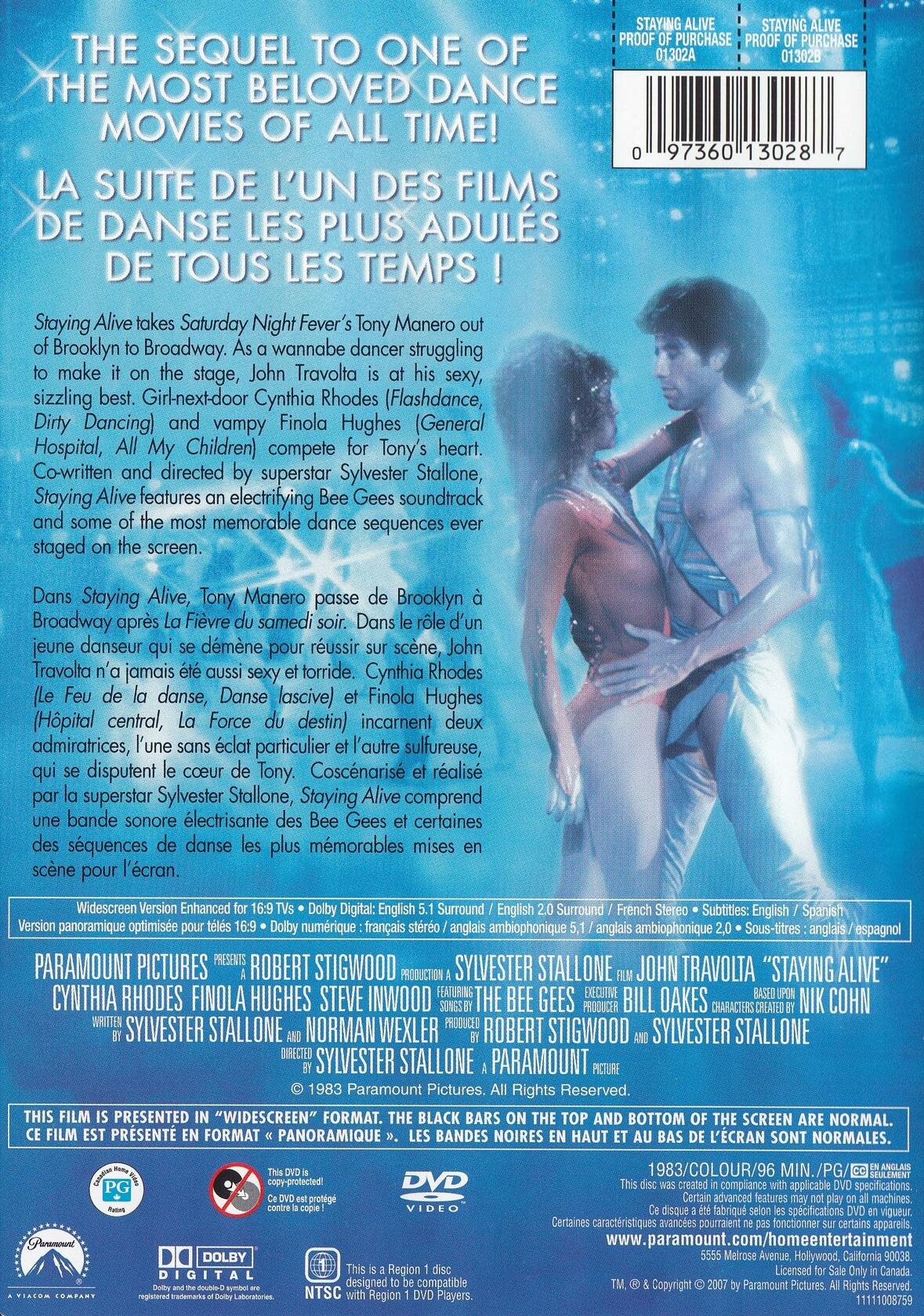 Staying Alive [DVD] - Very Good