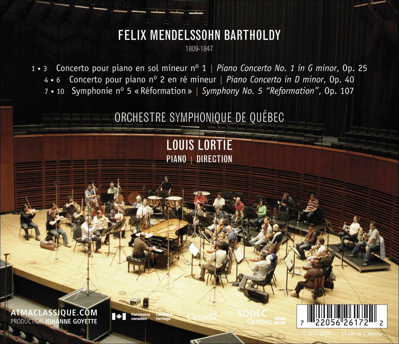 Piano Concertos 1 & 2 Symphon [Audio CD] MENDELSSOHN,FELIX - Very Good