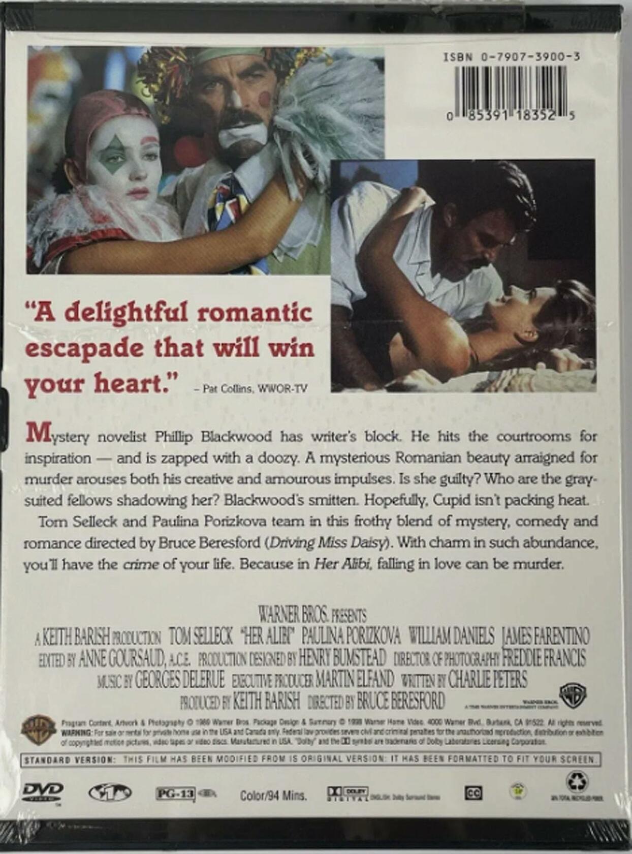 Her Alibi (Full Screen) [DVD] - Good