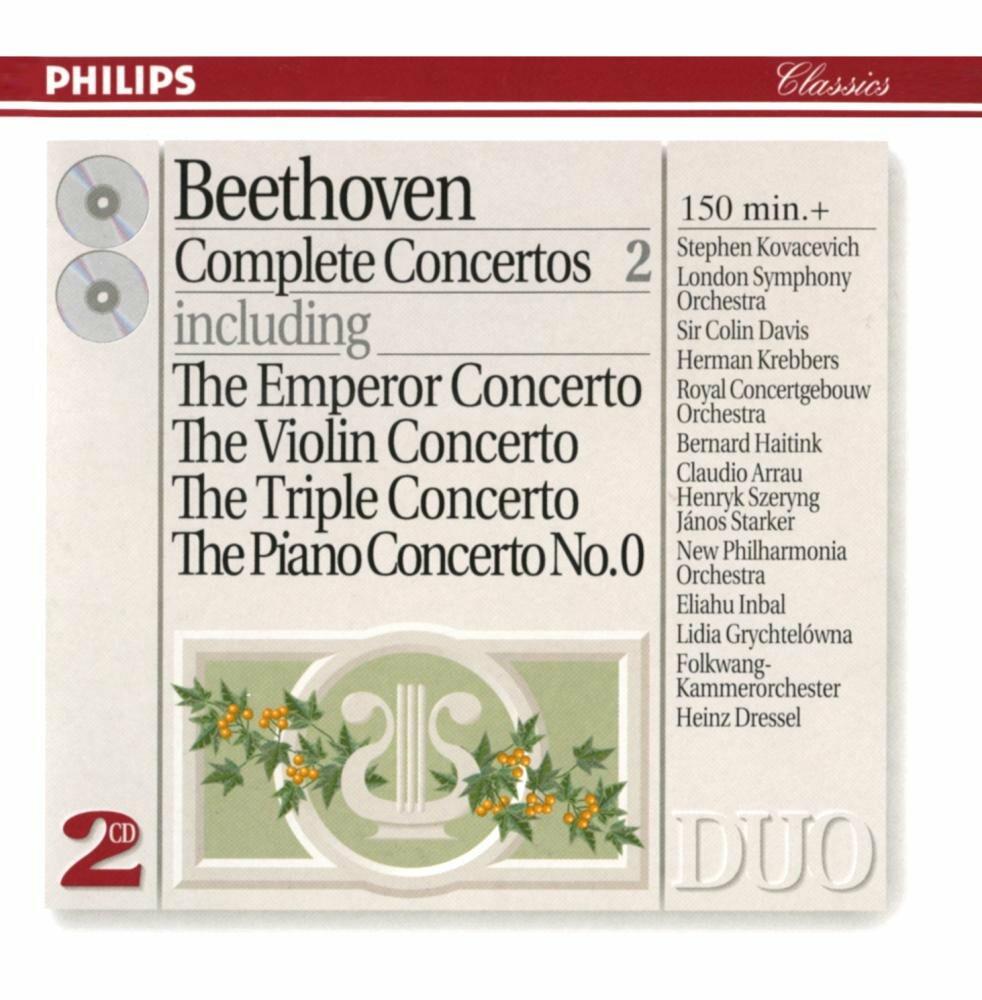 Piano Concerto No. 5/Violin Concerto/Triple Concerto [Audio CD] Beethoven, Ludwig Van; Beethoven and Bernard Haitink - Very Good