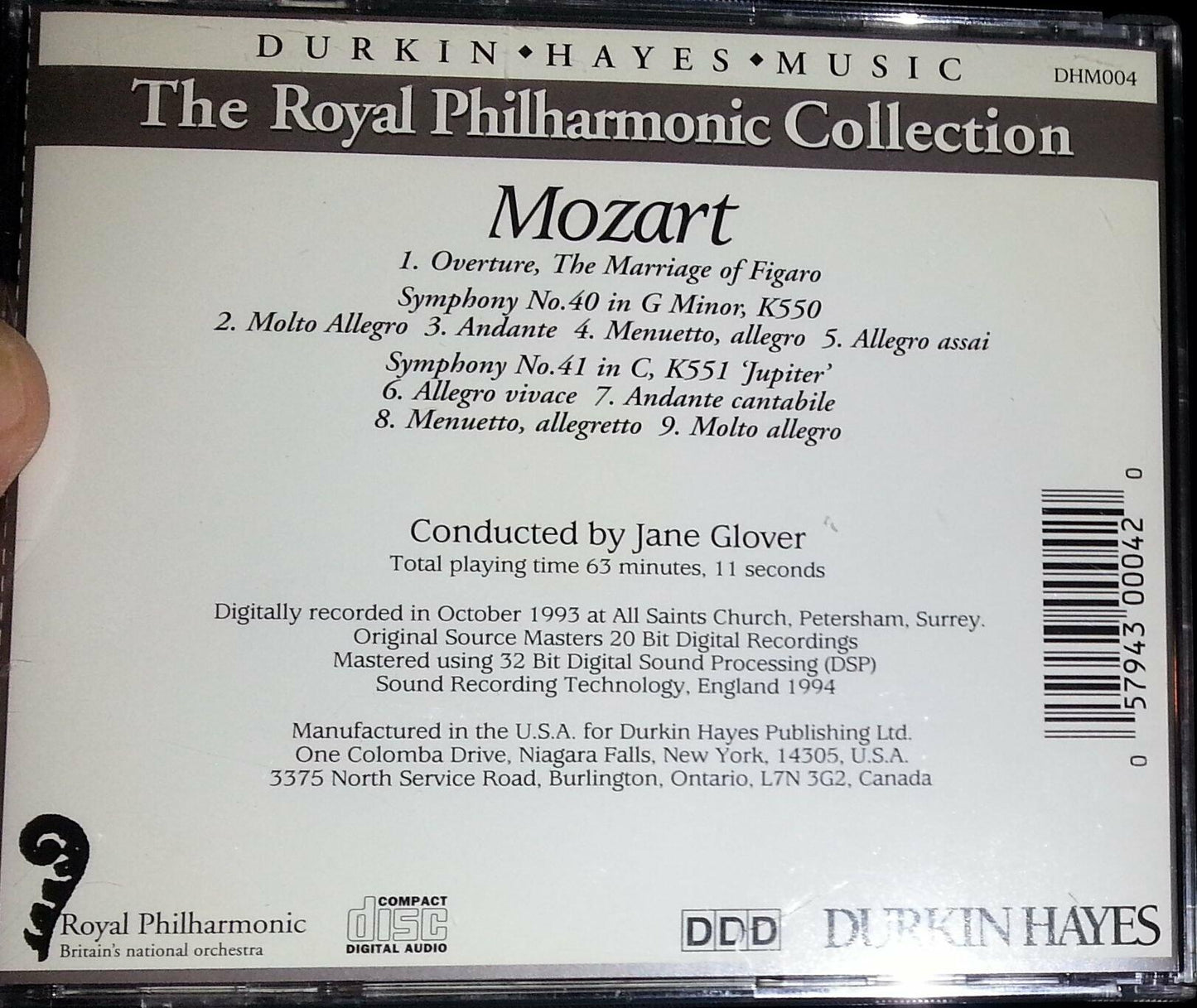 Symphony 40 & 41 + Overture: The Marriage Of Figaro [Audio CD] - Very Good