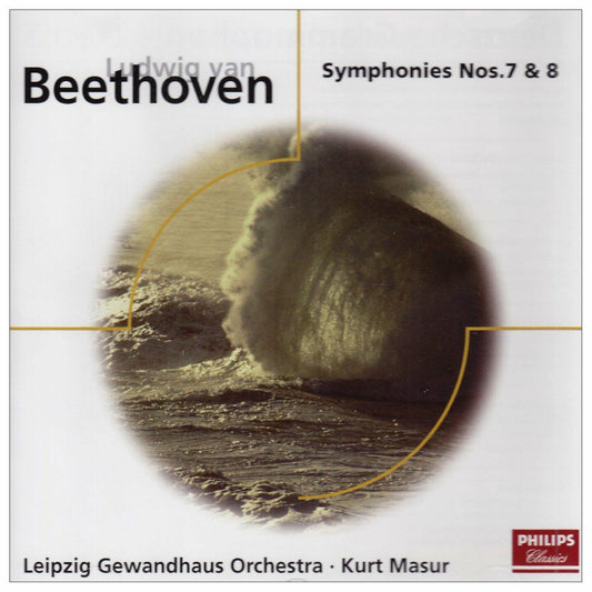 Symphonies 7 & 8 [Audio CD] Masur, Kurt; Beethoven, Ludwig van and Kurt Masur - Very Good