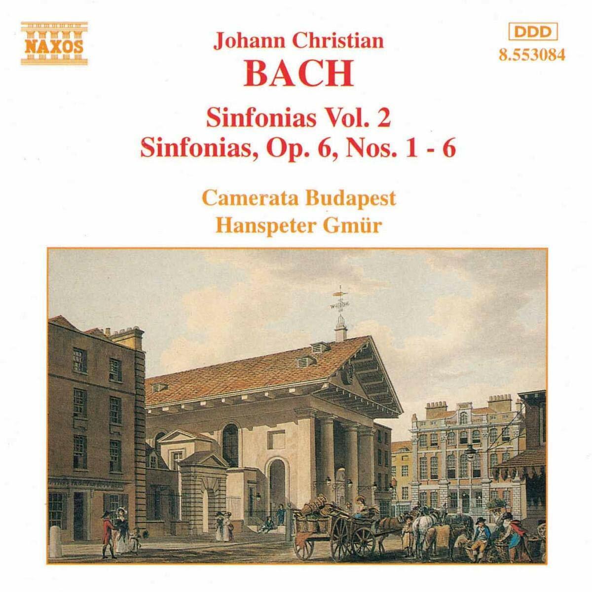 Sinfonias Vol. 2 [Audio CD] Bach J.C. and Hanspeter Gmur