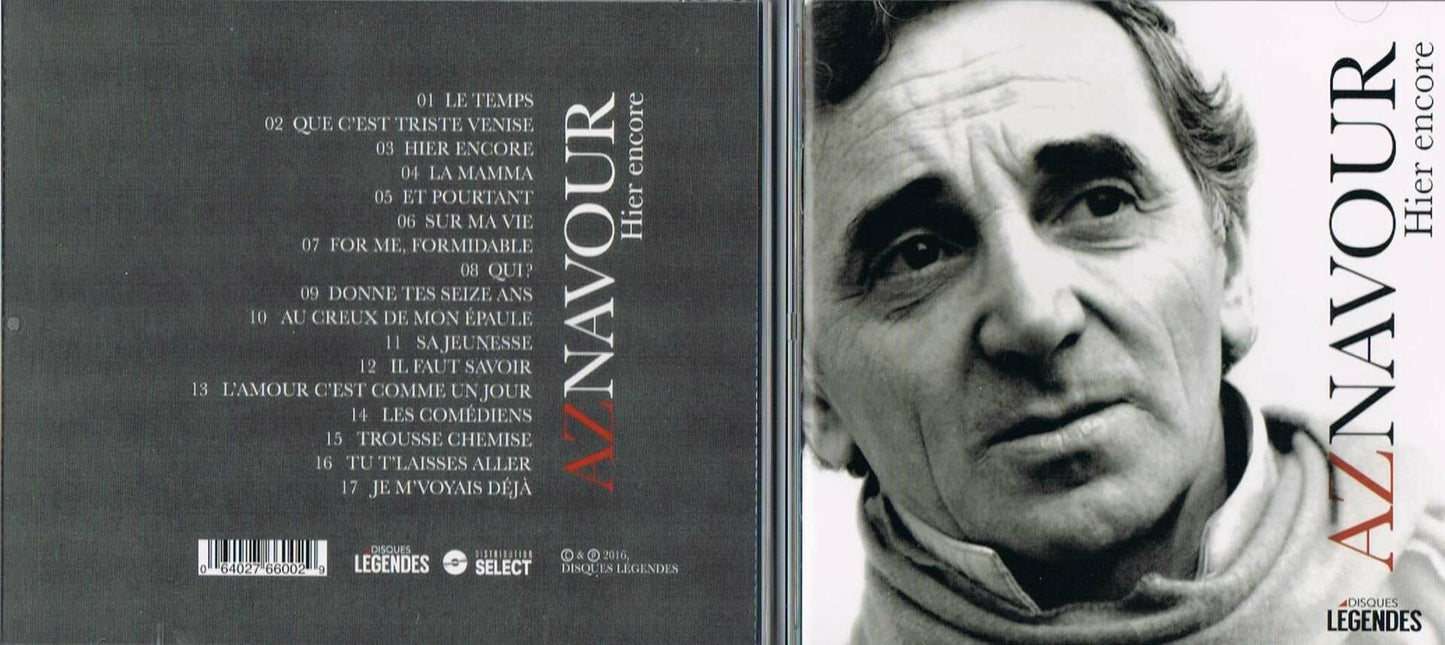 Hier encore [Audio CD] Aznavour, Charles - Very Good