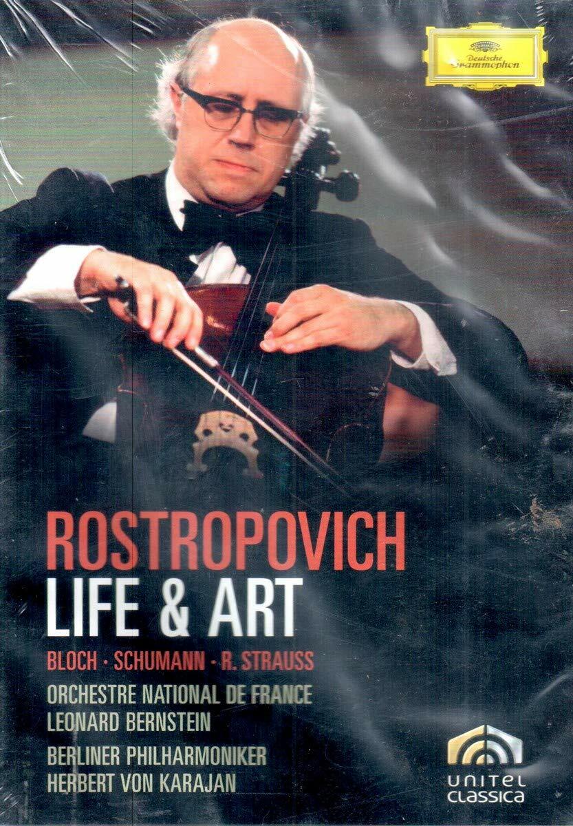 HERBERT VON KARAJAN - ROSTROPOVICH:LIFE & ART-DV [DVD] - Very Good