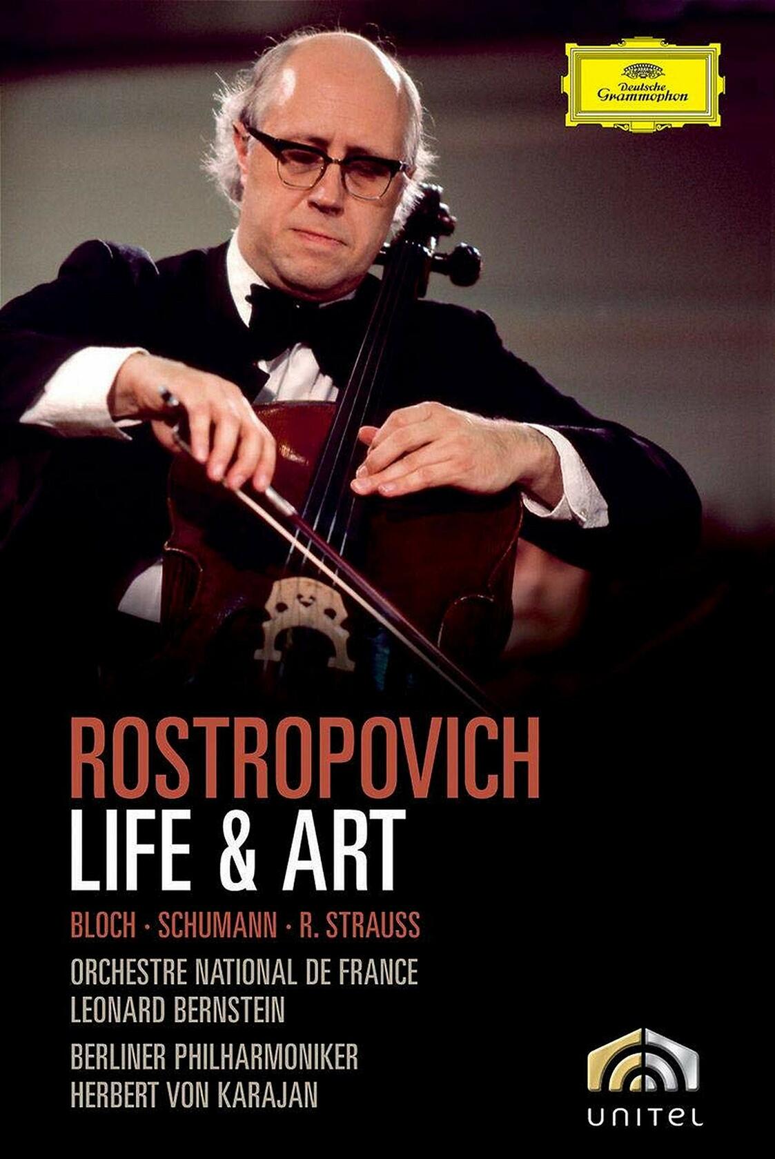HERBERT VON KARAJAN - ROSTROPOVICH:LIFE & ART-DV [DVD] - Very Good