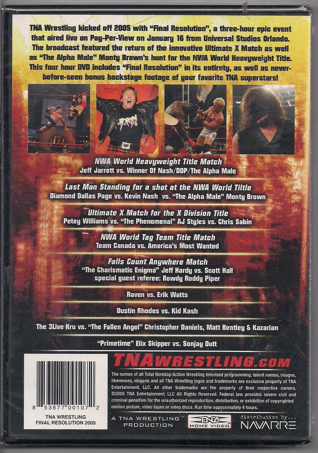 Tna:Final Resolution 05 [DVD]