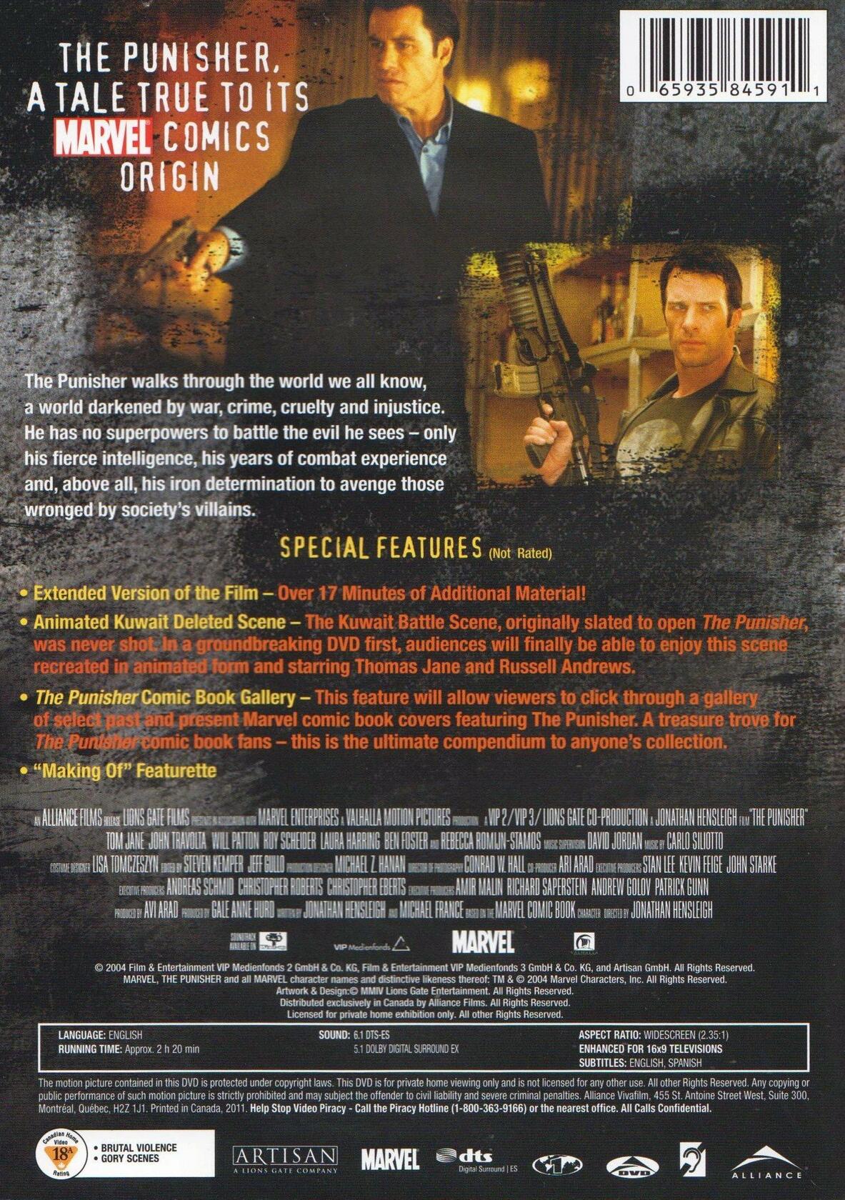 The Punisher [DVD] - Very Good