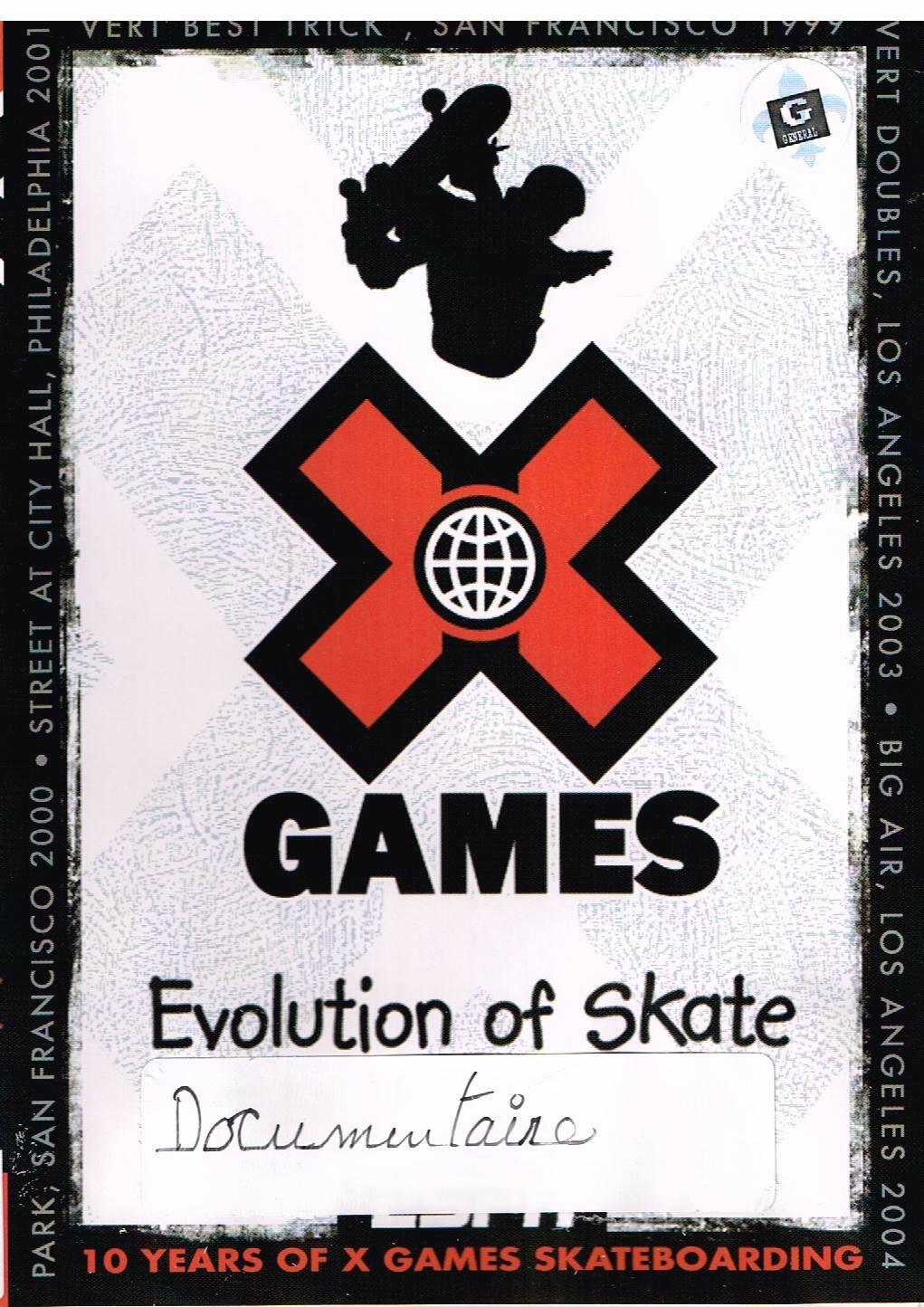 X GAMES EVOLUTION OF SKATE [DVD] - Acceptable