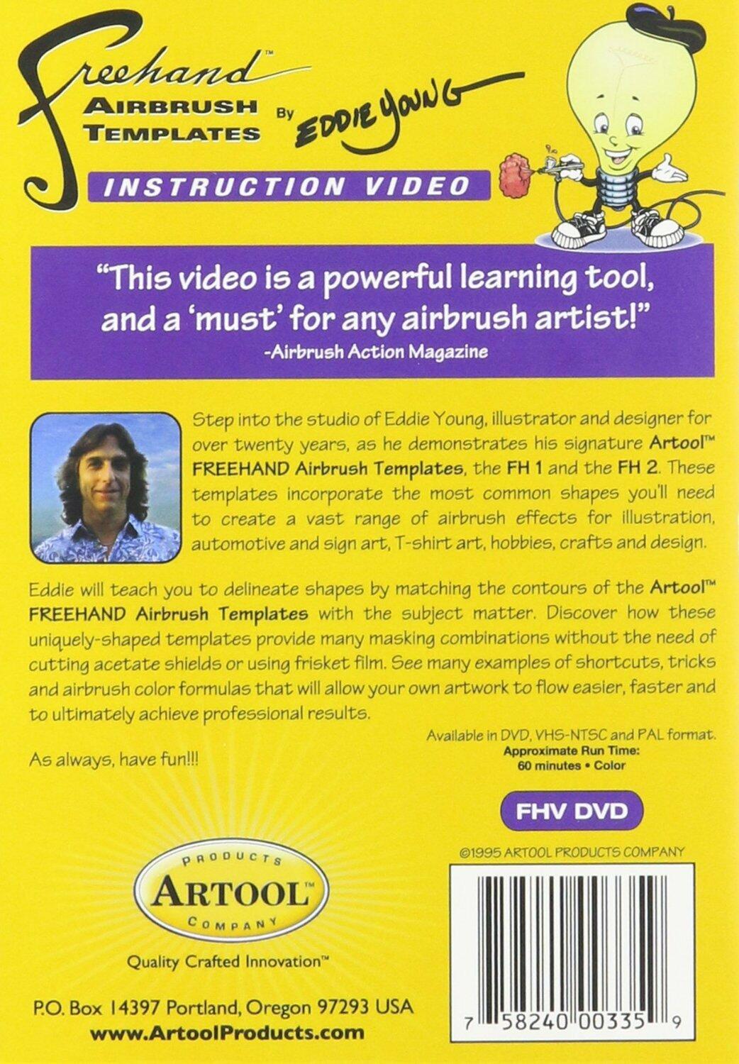 Freehand Airbrush Templates by Eddie Young [DVD]