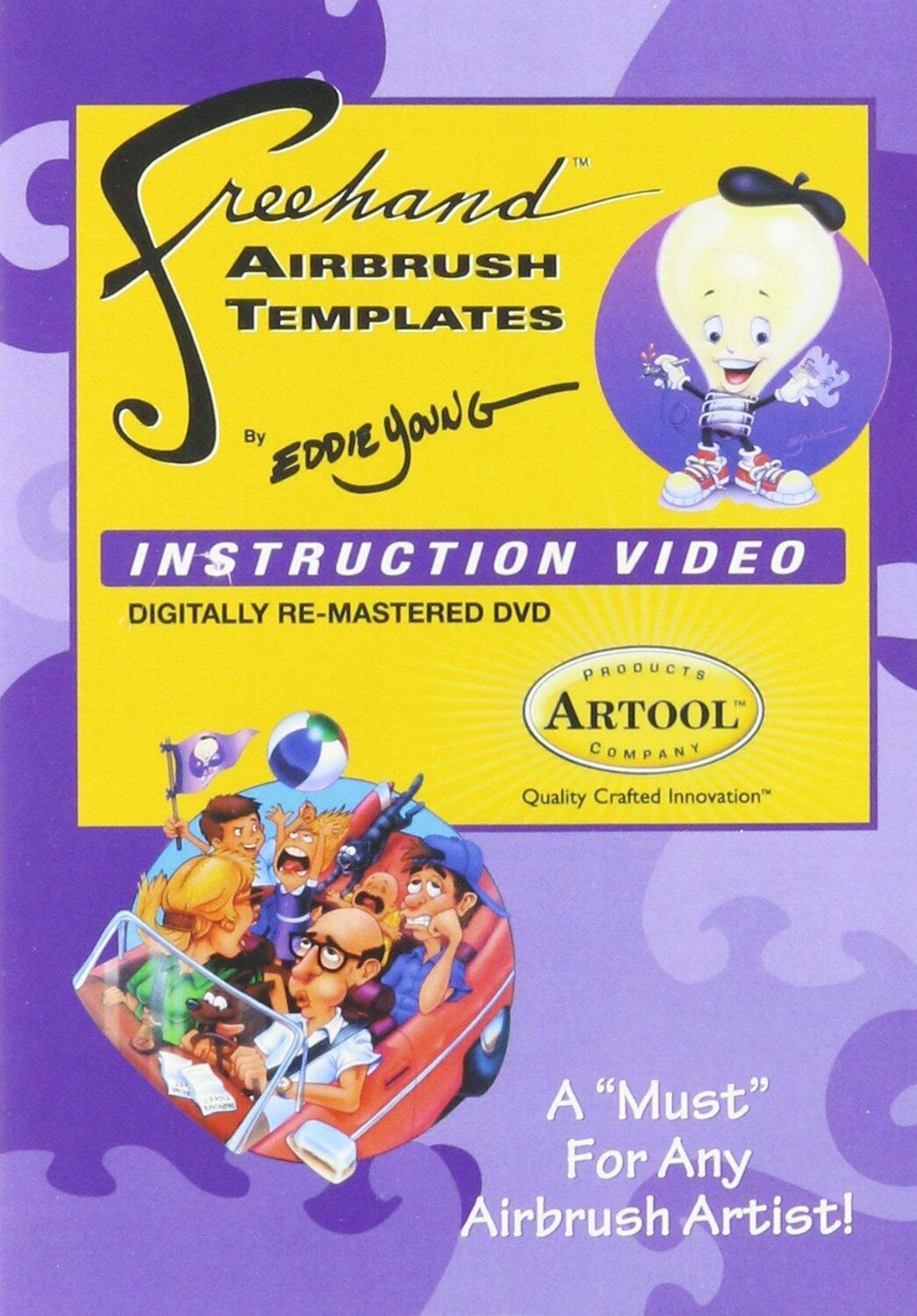 Freehand Airbrush Templates by Eddie Young [DVD]