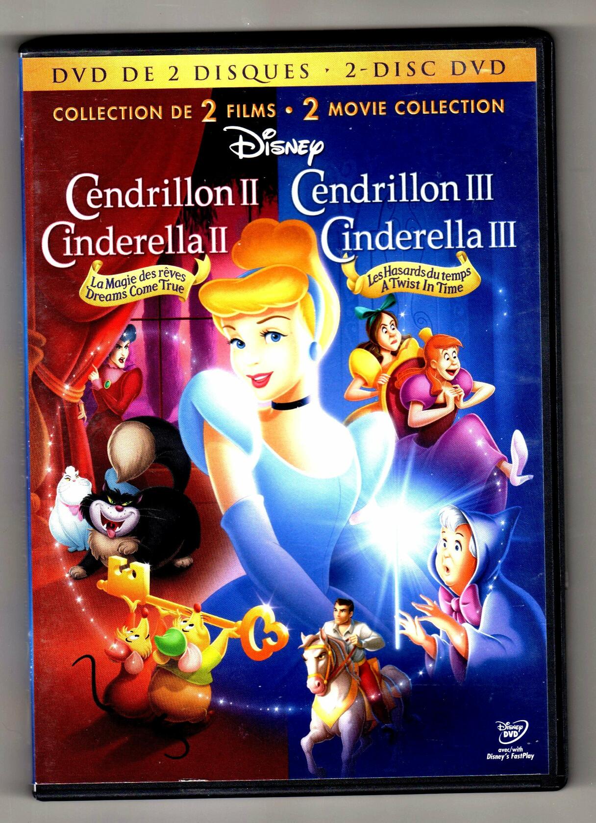 Cendrillon Collection de 2 films (Cendrillon II & Cendrillon III) (Bilingual) [DVD] - Good
