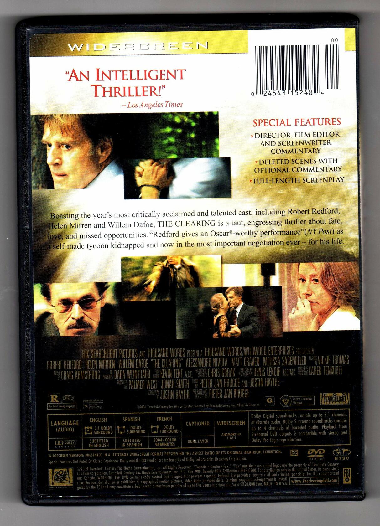 The Clearing [DVD] - Very Good