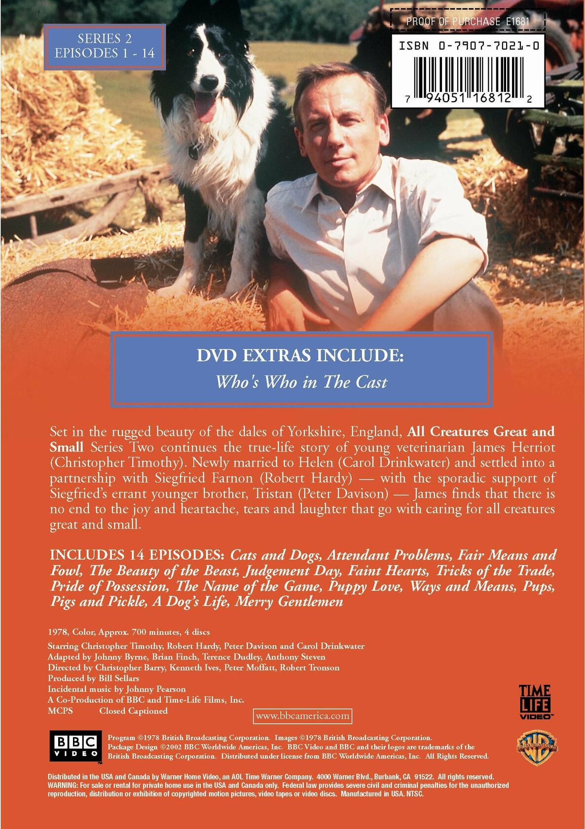 All Creatures Great & Small: The Complete Series 2 Collection / DVD-Video [DVD] [DVD] - Very Good
