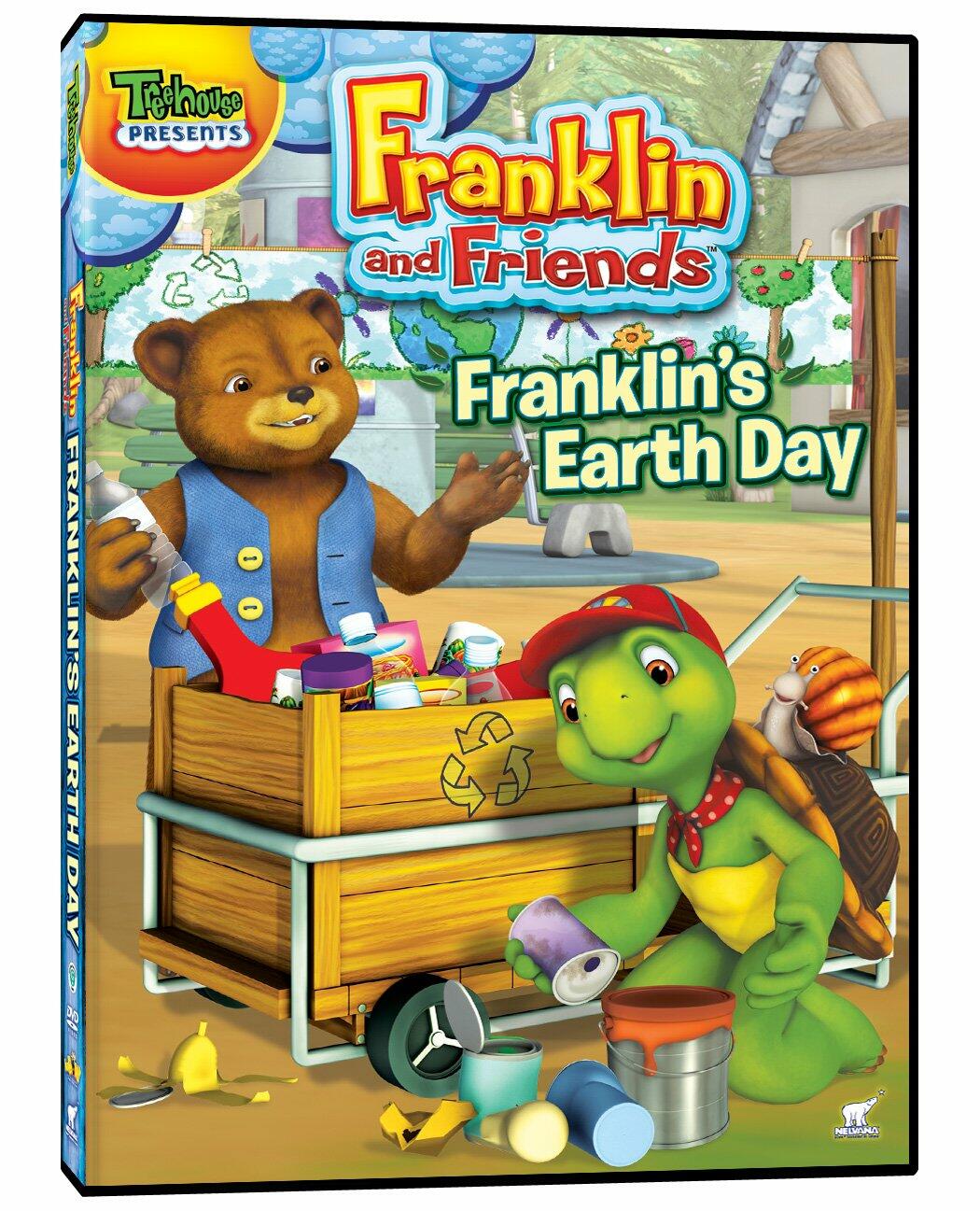 Franklin and Friends: Franklin's Earth Day (Bilingual) [DVD] - Very Good