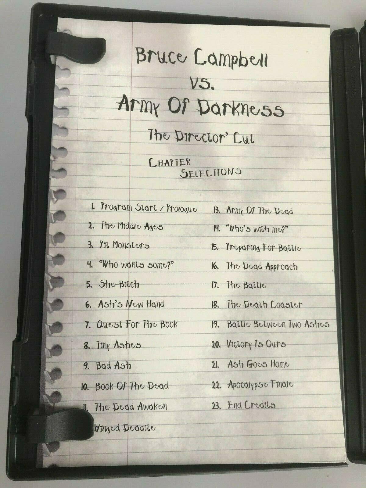 Bruce Campbell vs. Army Of Darkness: The Director's Cut - Official Bootleg Edition (Widescreen) [Import] [DVD] - Very Good
