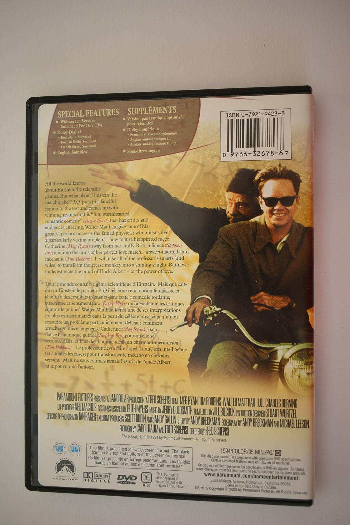 I.Q. (Bilingual) [DVD] - Very Good