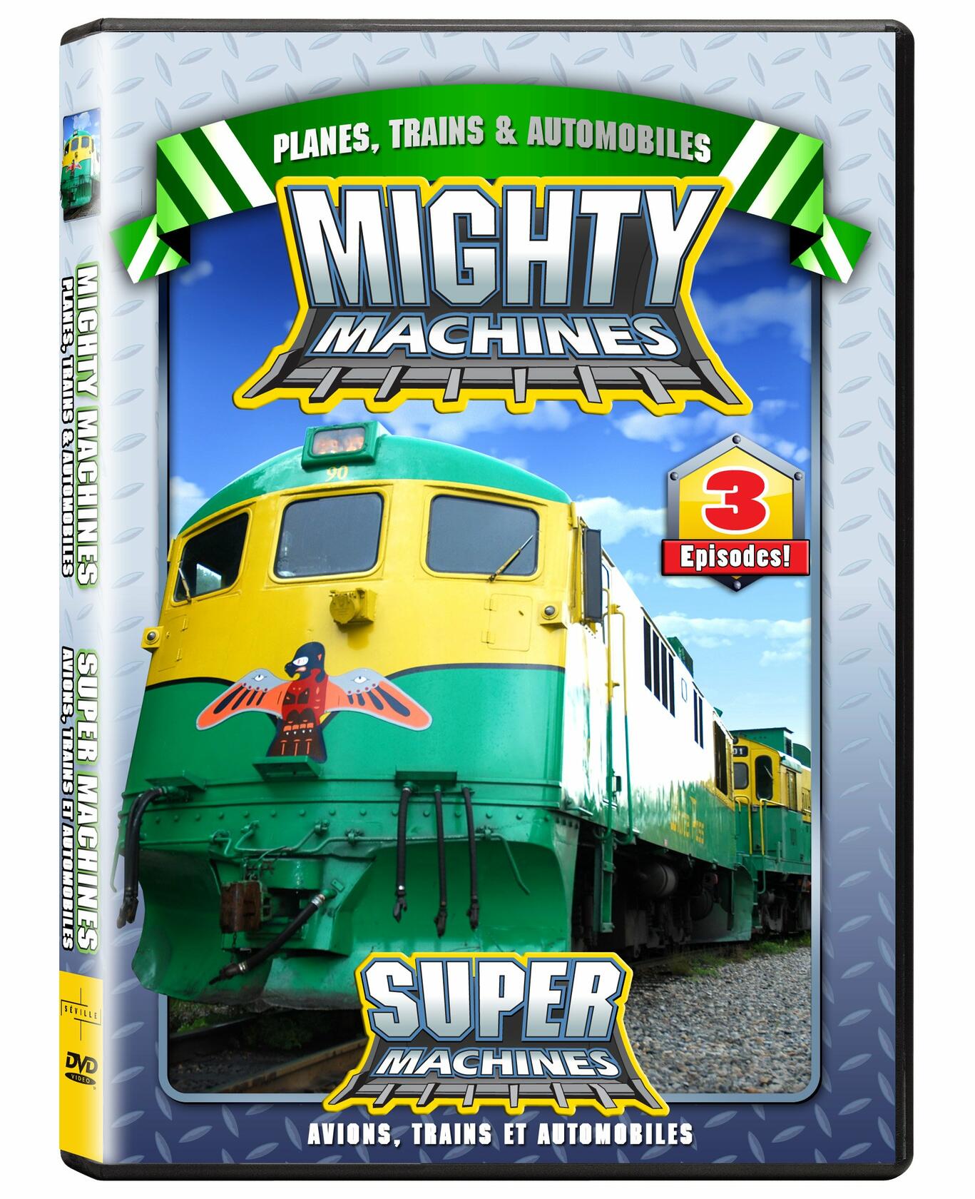 Mighty Machines - Planes, Trains, and Automobiles / Super Machines - Avions, Trains et Automobiles (Bilingue) (Bilingual) [DVD] - Good