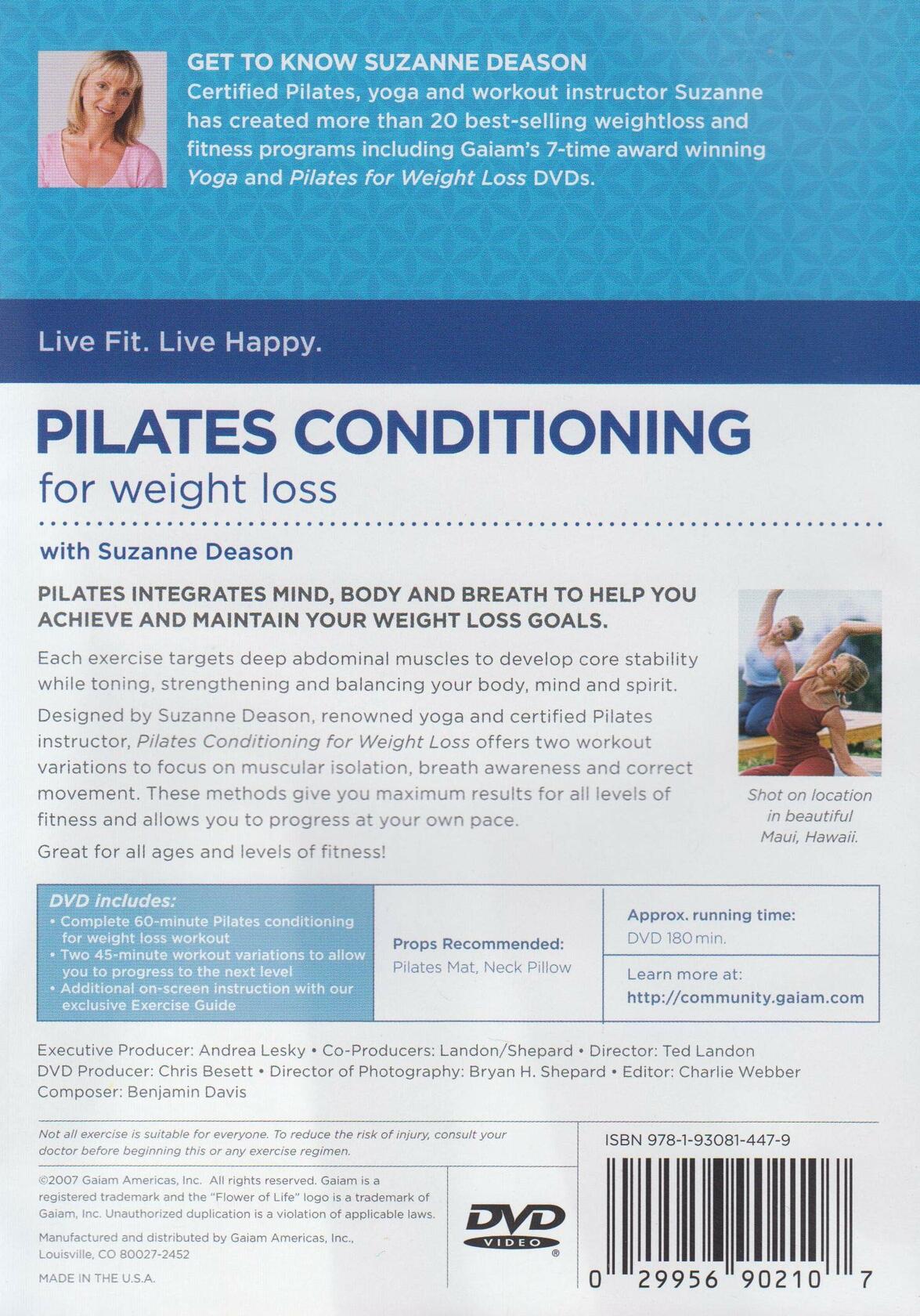 Pilates Conditioning for Weight Loss [DVD] - Very Good