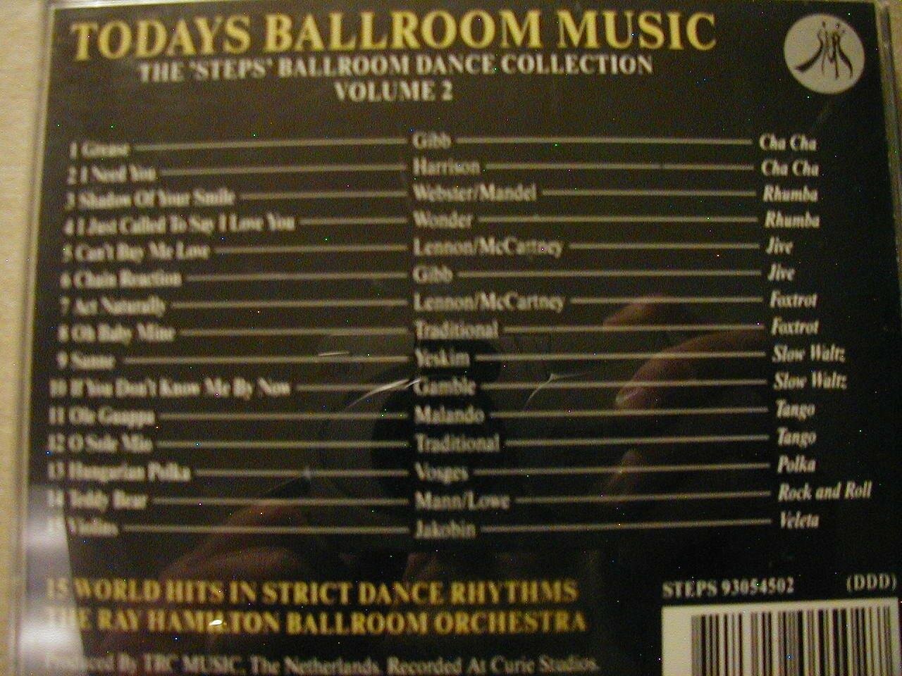 V2 Todays Ballroom Music [Audio CD] Hamilton, Ray - Very Good