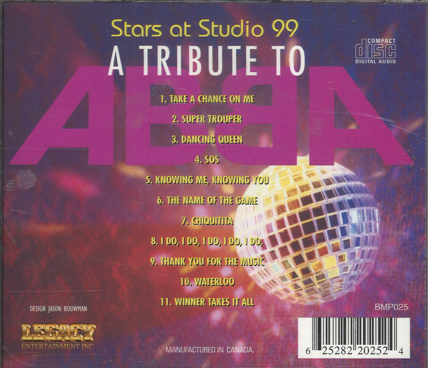 Tribute to Abba [Audio CD] Various Artists - Very Good