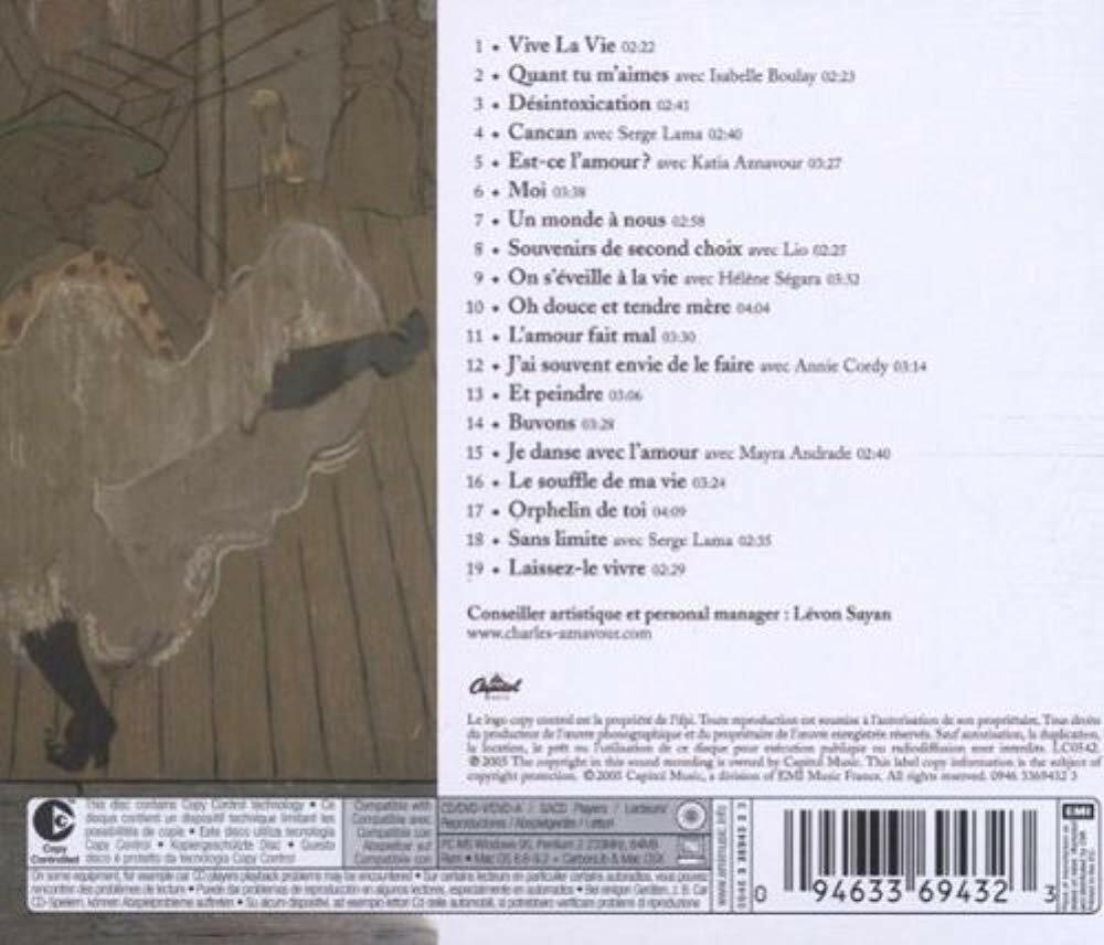 Insolitement Votre [Audio CD] AZNAVOUR,CHARLES - Very Good