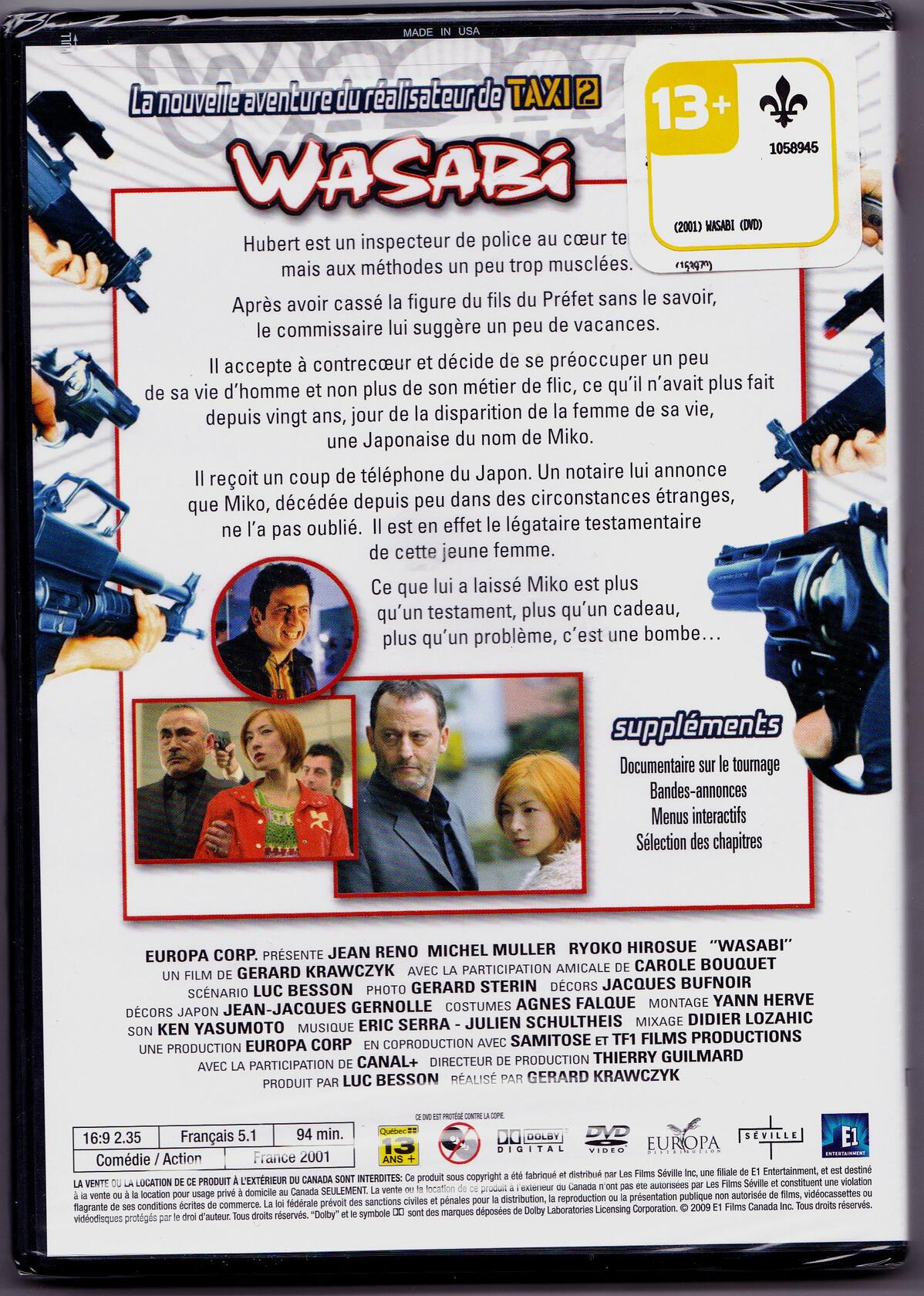 Wasabi [DVD] - Very Good