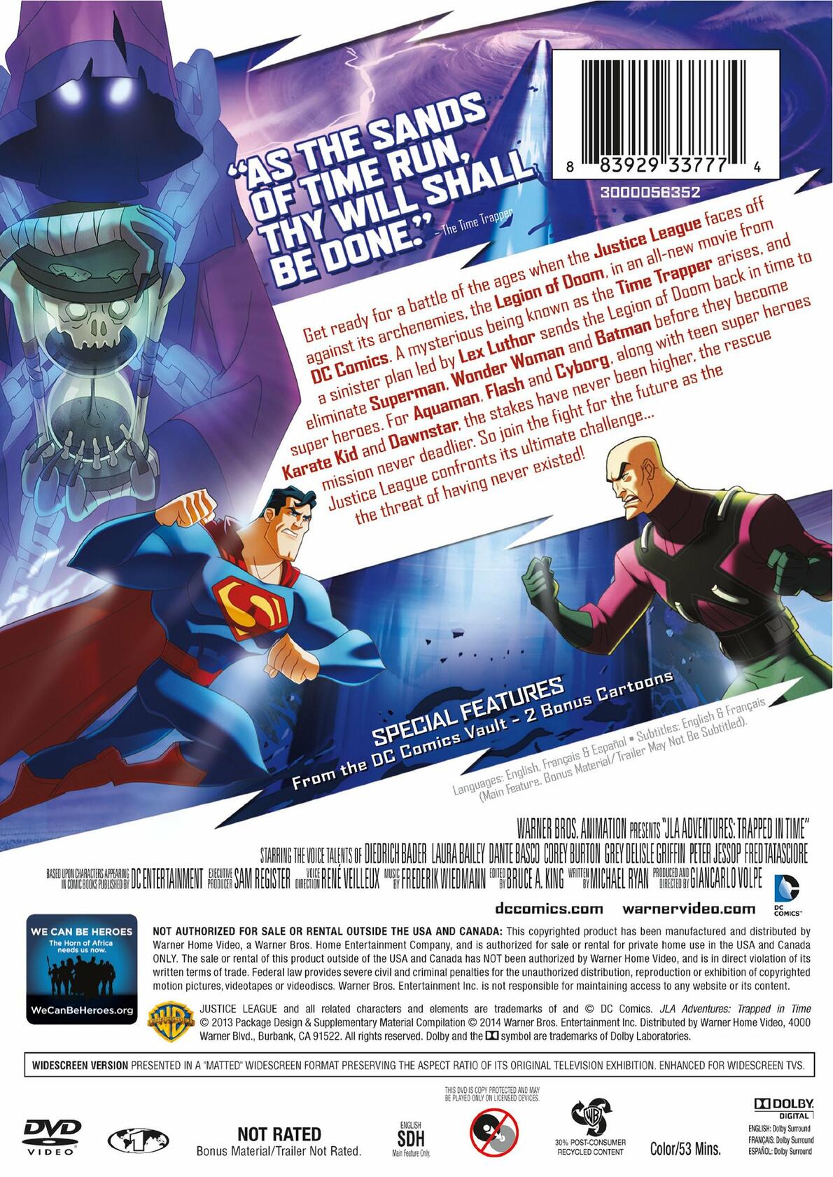 Jla Adventures: Trapped in Time Mfv [Import] [DVD] - Good