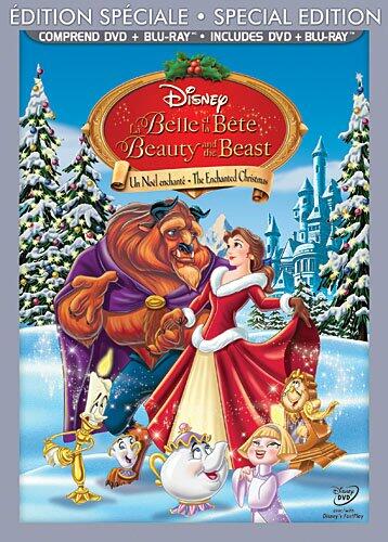 Beauty And The Beast: The Enchanted Christmas Special Edition - 2-Disc DVD Bilingue Combo Pack (DVD+BD) [Blu-ray] (Version française) - Very Good