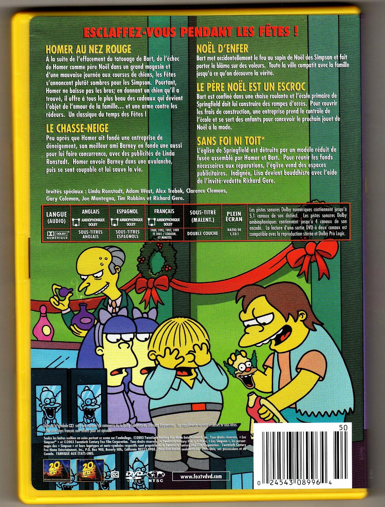 SIMPSONS V1 CHRISTMAS [DVD] - Good