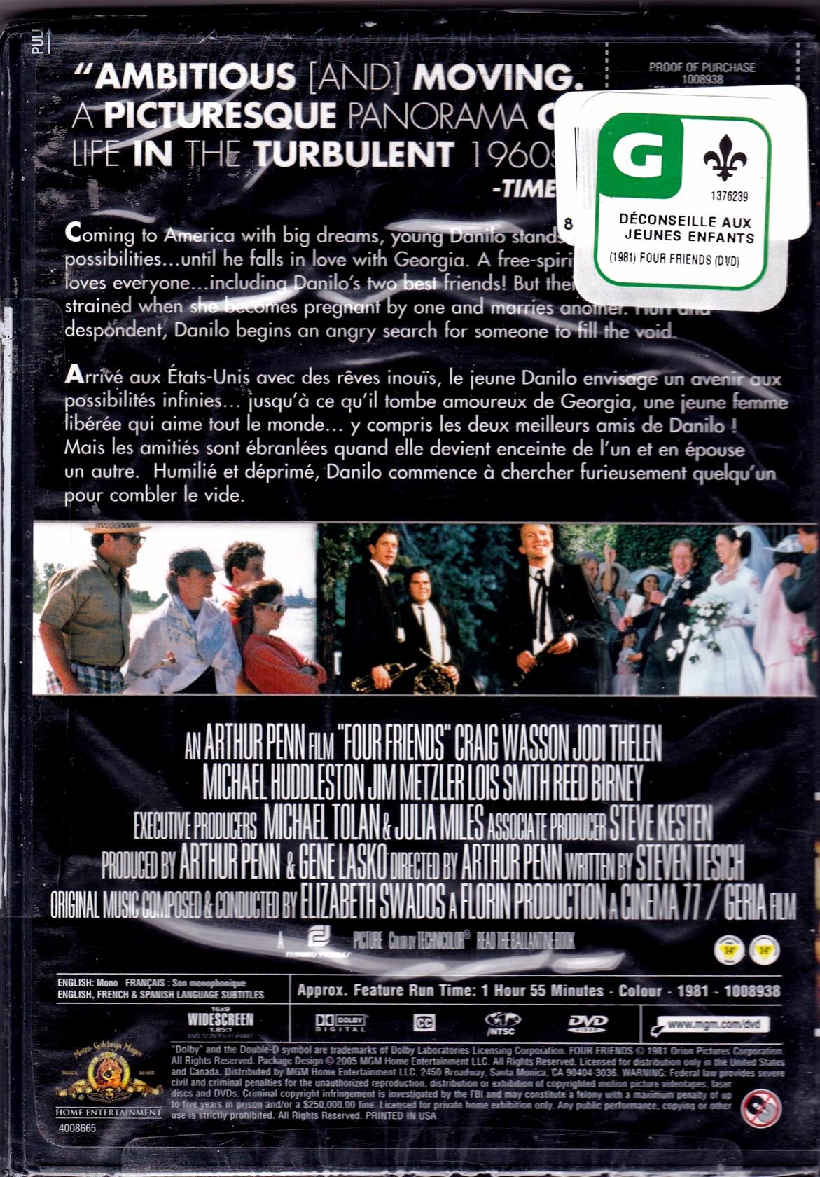 Four Friends (Georgia) (Bilingual) [DVD] - Very Good