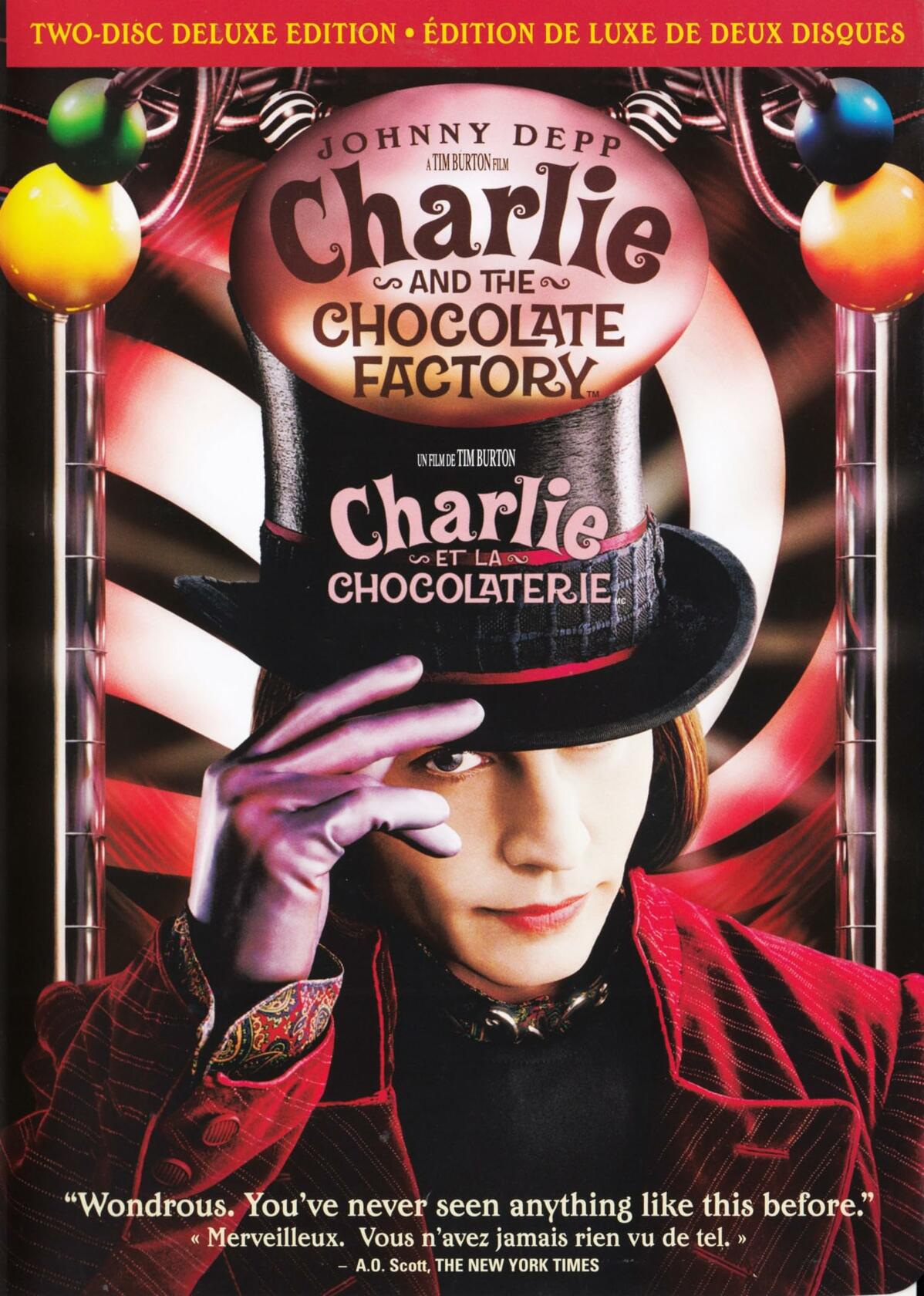 Charlie and the Chocolate Factory (2-Disc Deluxe Edition) [DVD] - Very Good