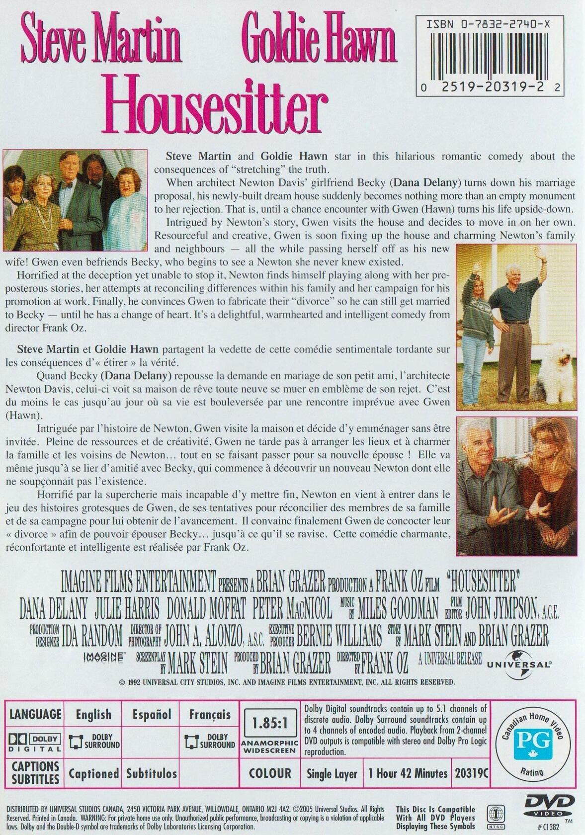 Housesitter (Widescreen) [DVD] - Very Good