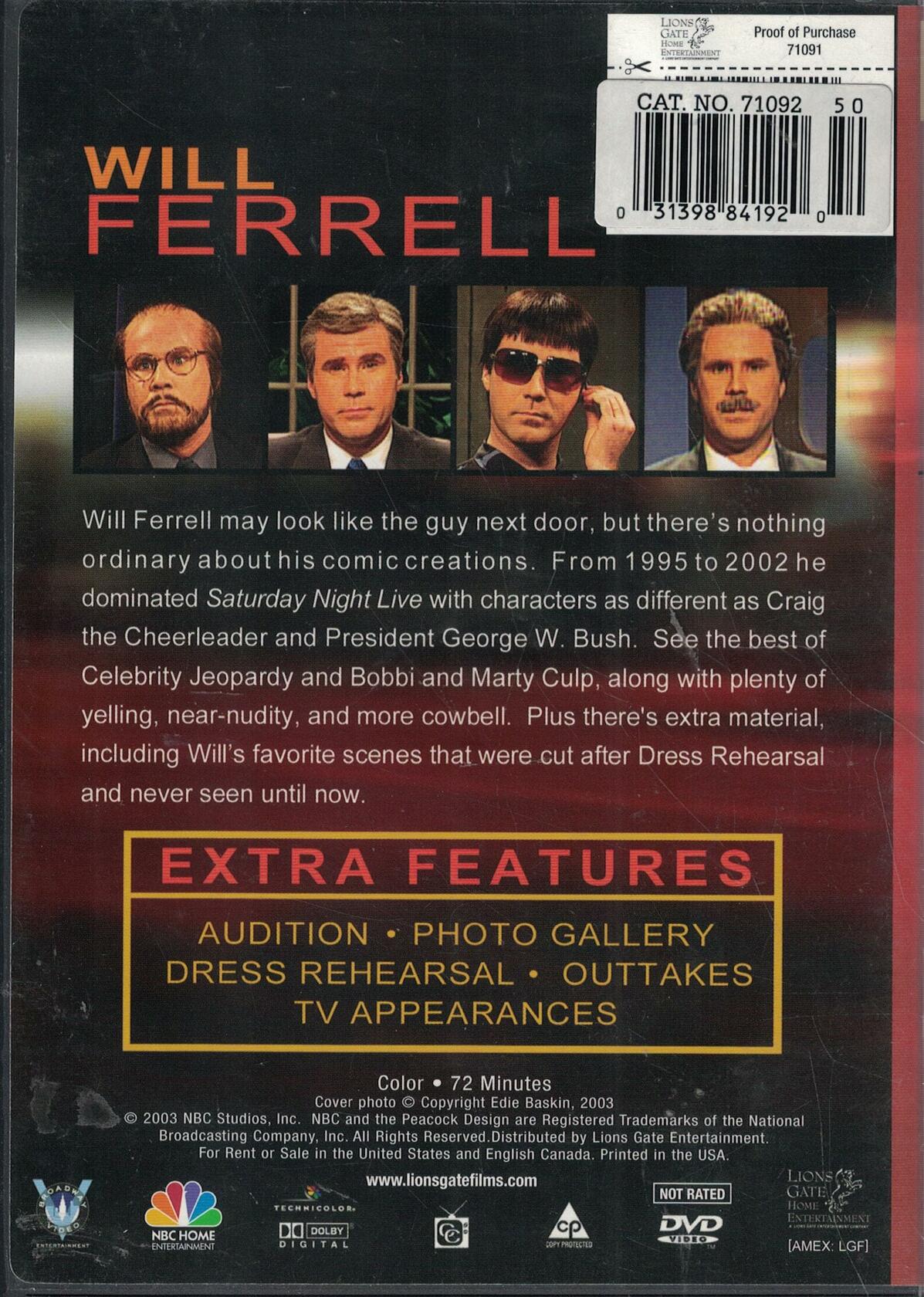Snl: Best of Will Ferrell [Import] [DVD] - Very Good