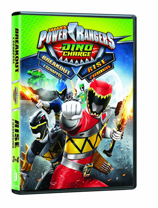 Power Rangers:dino Chrg V3/v4 (Bilingual) [DVD] - Very Good