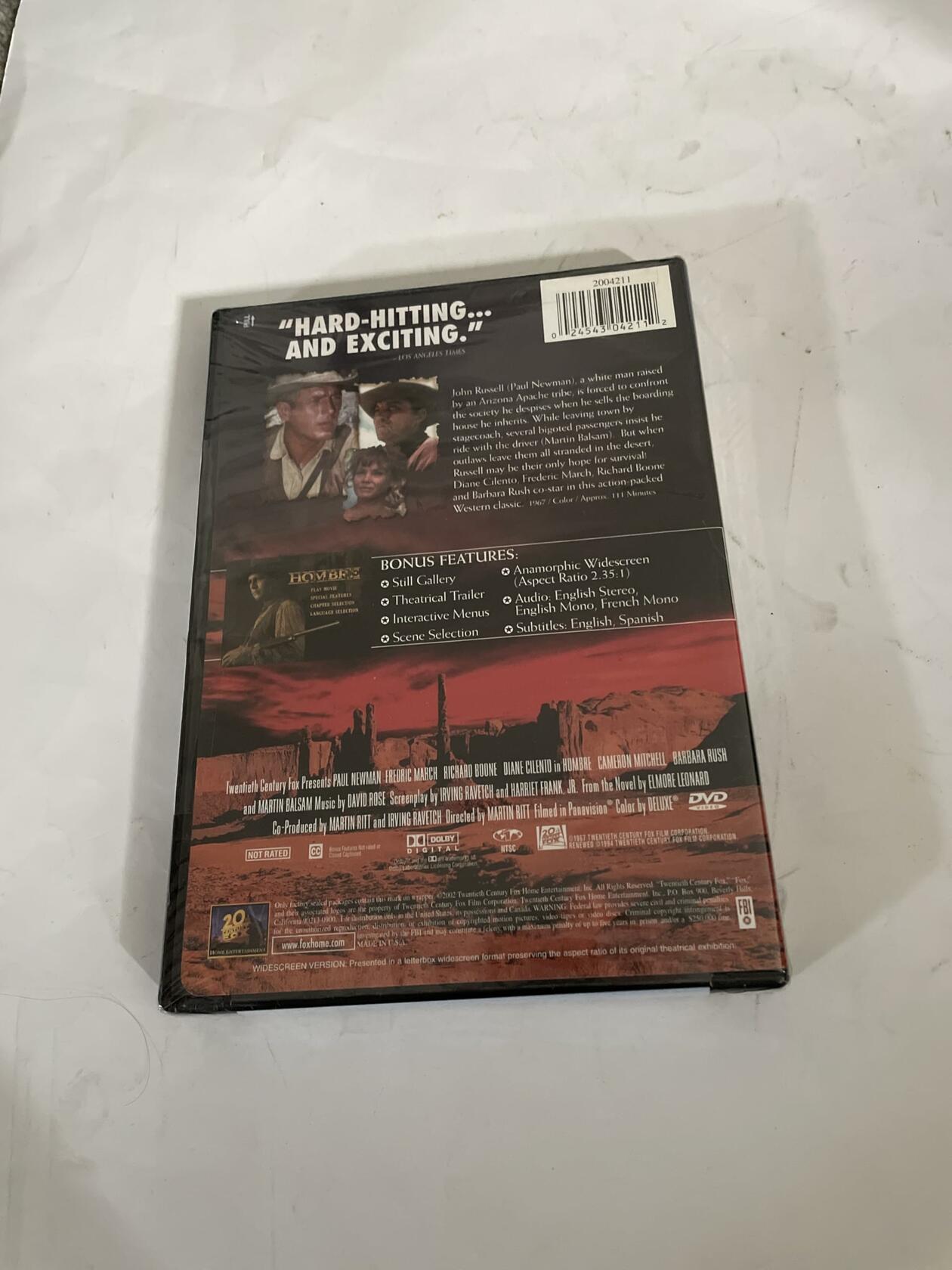 Hombre [DVD] - Very Good