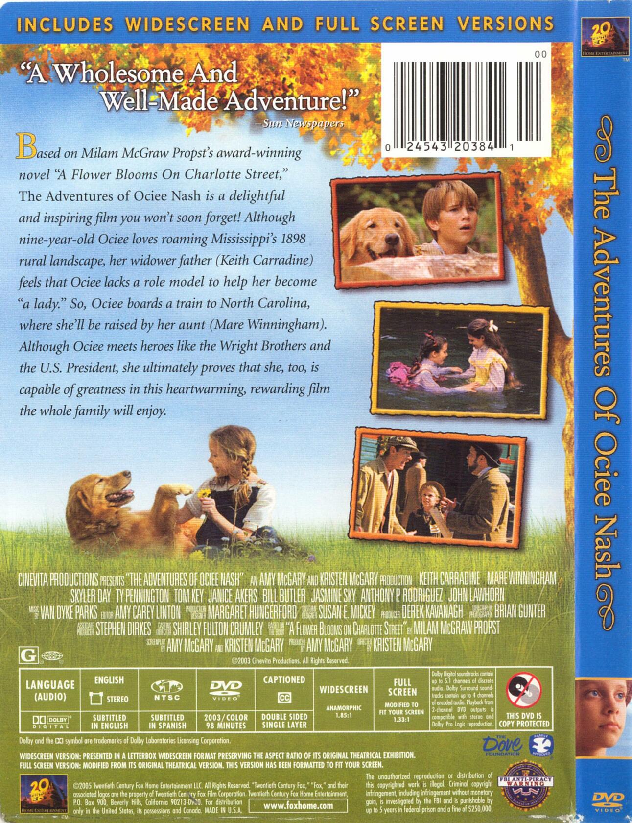 The Adventures of Ociee Nash (Bilingual) [DVD] - Very Good