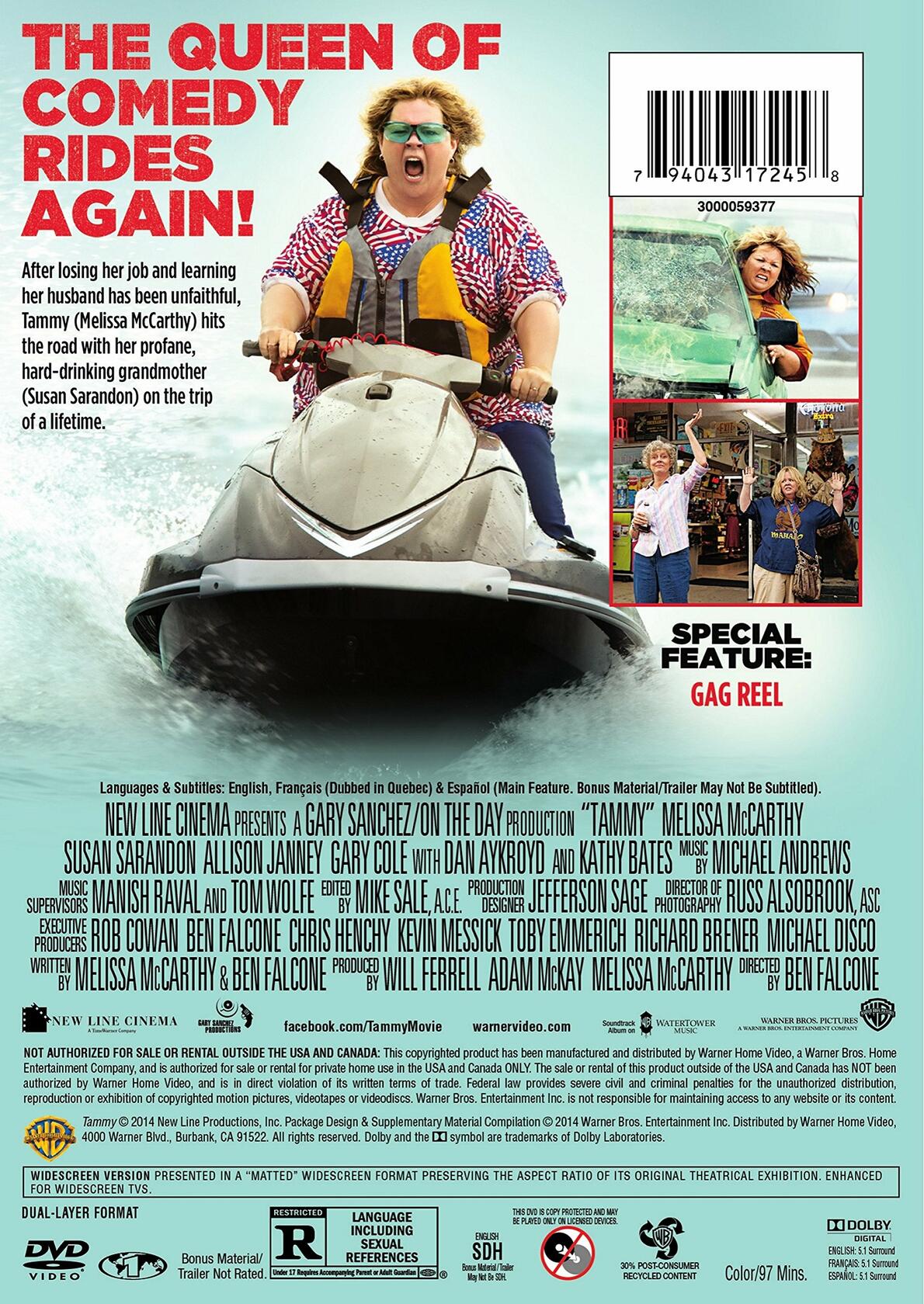 Tammy [DVD] - Very Good