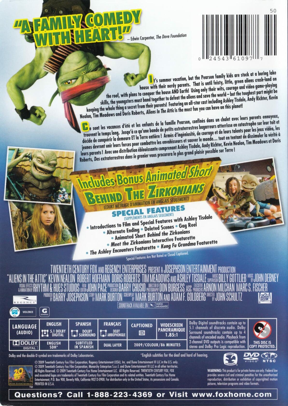 Aliens in the Attic [DVD] - Good