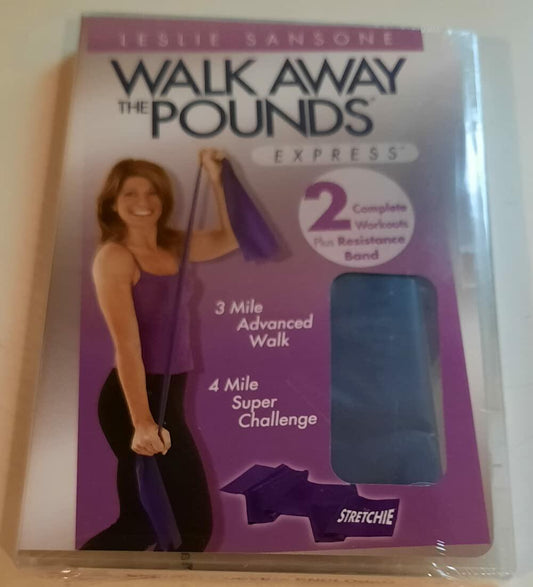 Leslie Sansone - Walk Away the Pounds - Express - Miles 3 & 4 with Stretchie [Import] [DVD] - Very Good