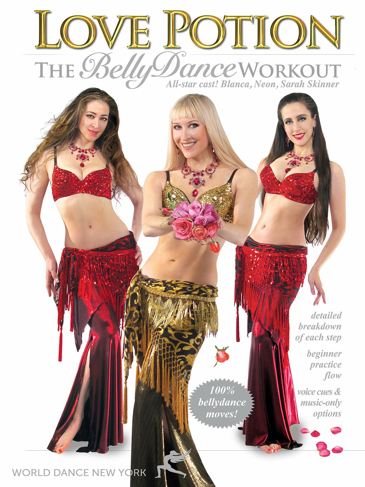 Love Potion: The Bellydance Workout, with Neon: Belly dance fitness class, Beginner belly dance instruction [DVD] - Very Good
