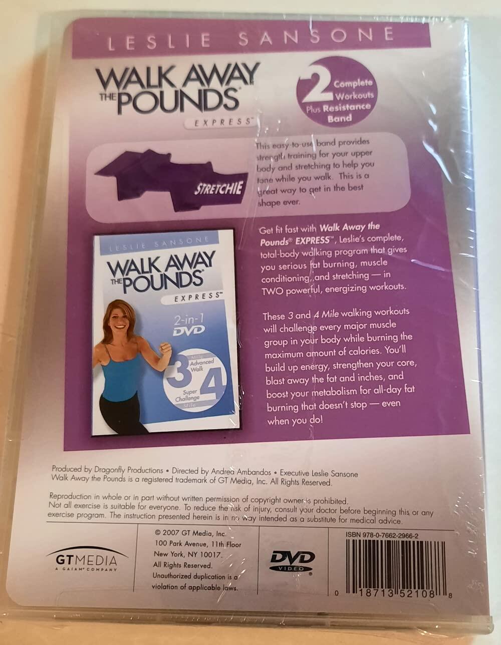 Leslie Sansone - Walk Away the Pounds - Express - Miles 3 & 4 with Stretchie [Import] [DVD] - Very Good
