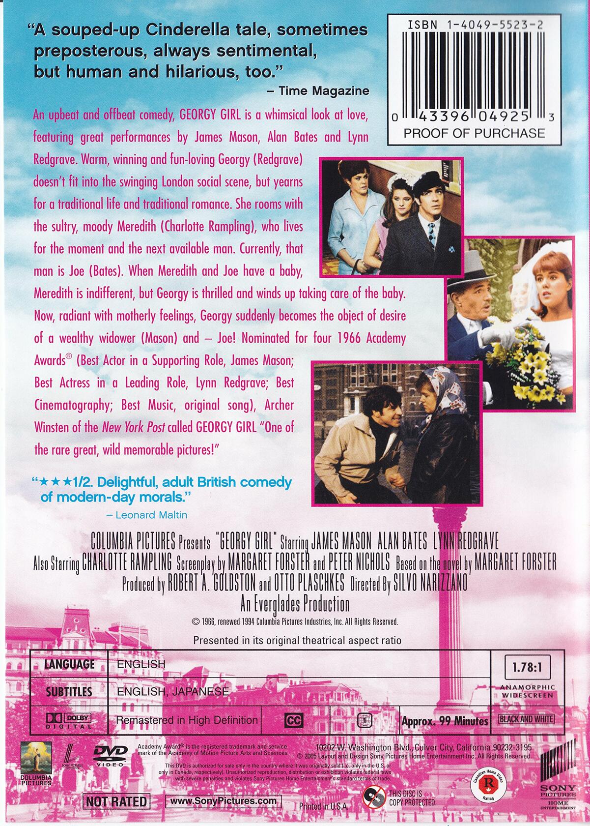 Georgy Girl [DVD] - Good